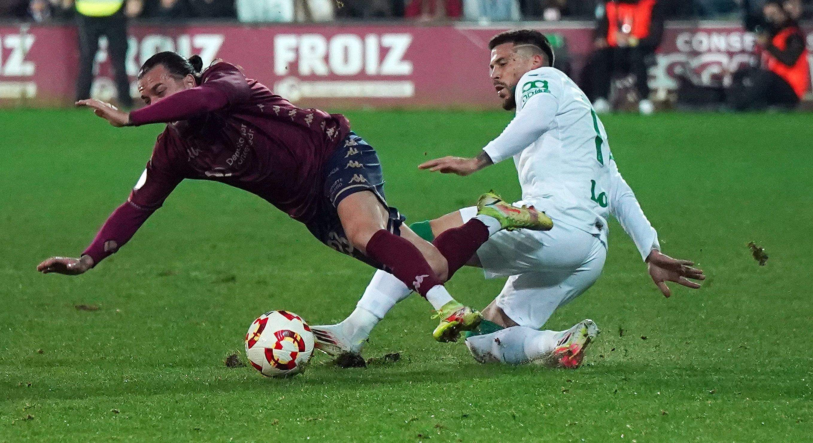 Octavos de final de la Copa del Rey entre Pontevedra y Getafe en Pasarón