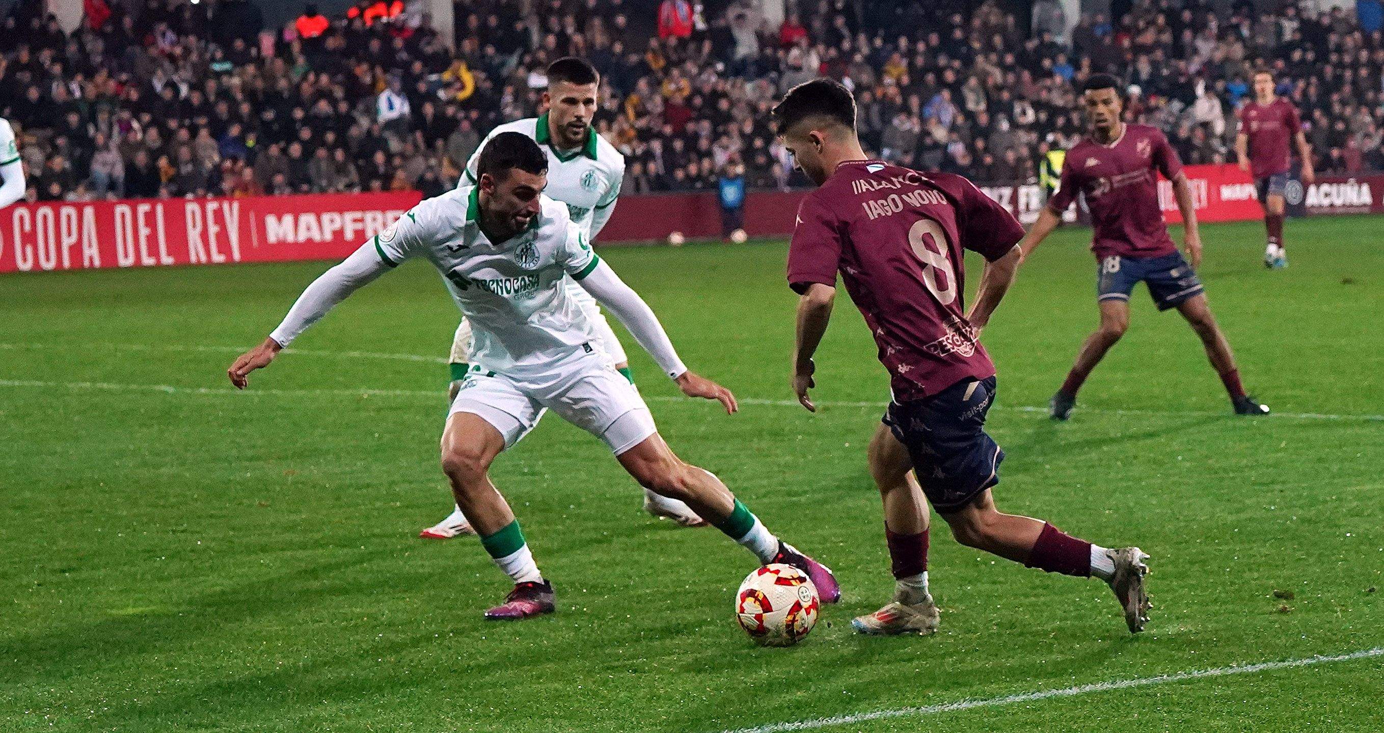Octavos de final de la Copa del Rey entre Pontevedra y Getafe en Pasarón