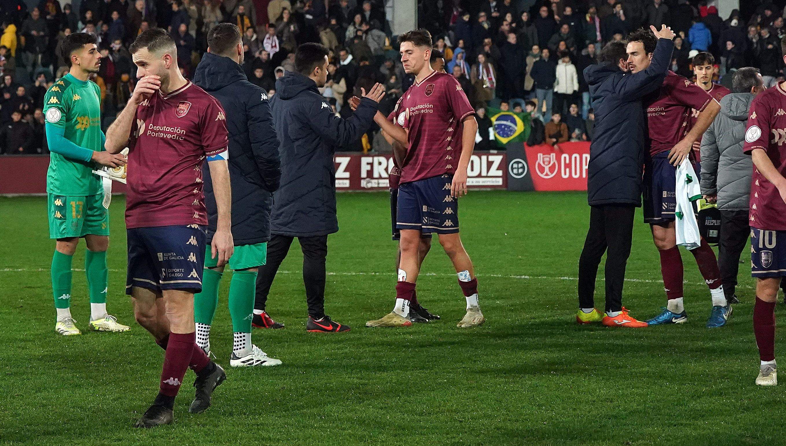 Octavos de final de la Copa del Rey entre Pontevedra y Getafe en Pasarón