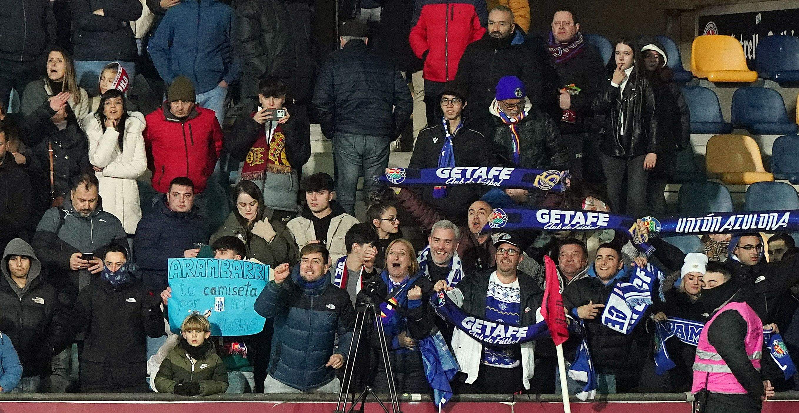 Octavos de final de la Copa del Rey entre Pontevedra y Getafe en Pasarón