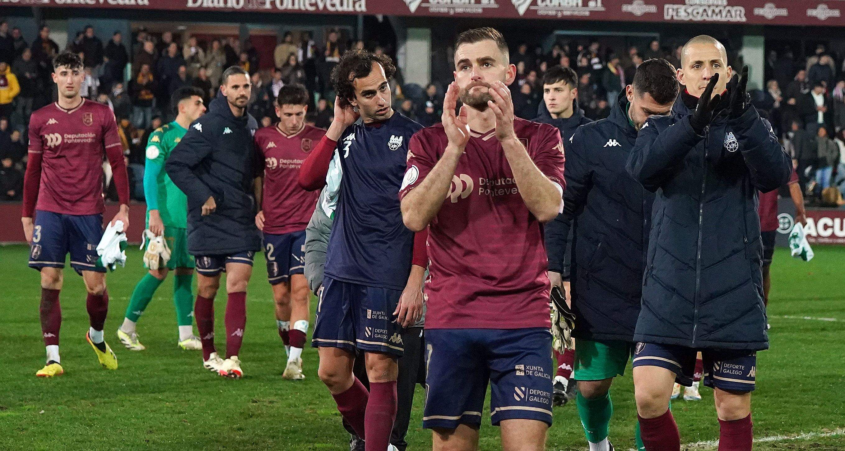 Octavos de final de la Copa del Rey entre Pontevedra y Getafe en Pasarón