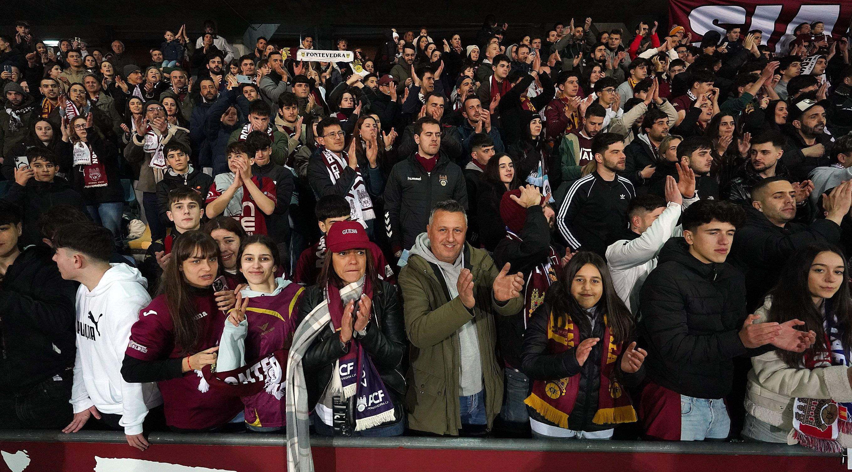 Octavos de final de la Copa del Rey entre Pontevedra y Getafe en Pasarón
