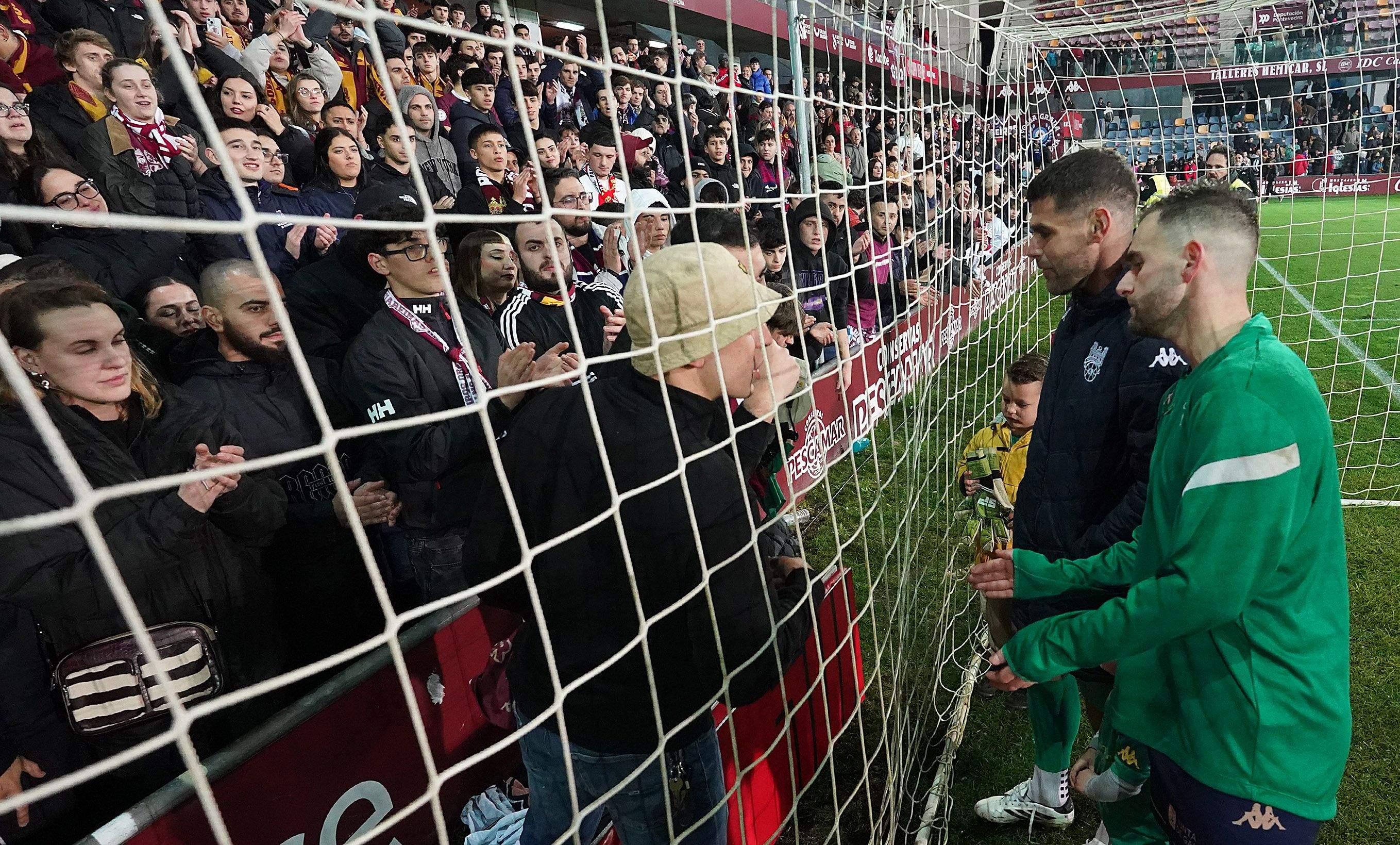 Octavos de final de la Copa del Rey entre Pontevedra y Getafe en Pasarón