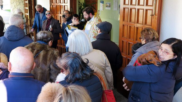 Bendición dos animais pola festividade de San Antón