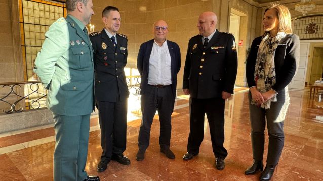 Óscar Grañas, Juan José Díaz, Abel Losada, Ramiro Gómez y María José Rodríguez