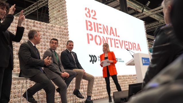 Acto de presentación de la Bienal de Pontevedra en Fitur 2025
