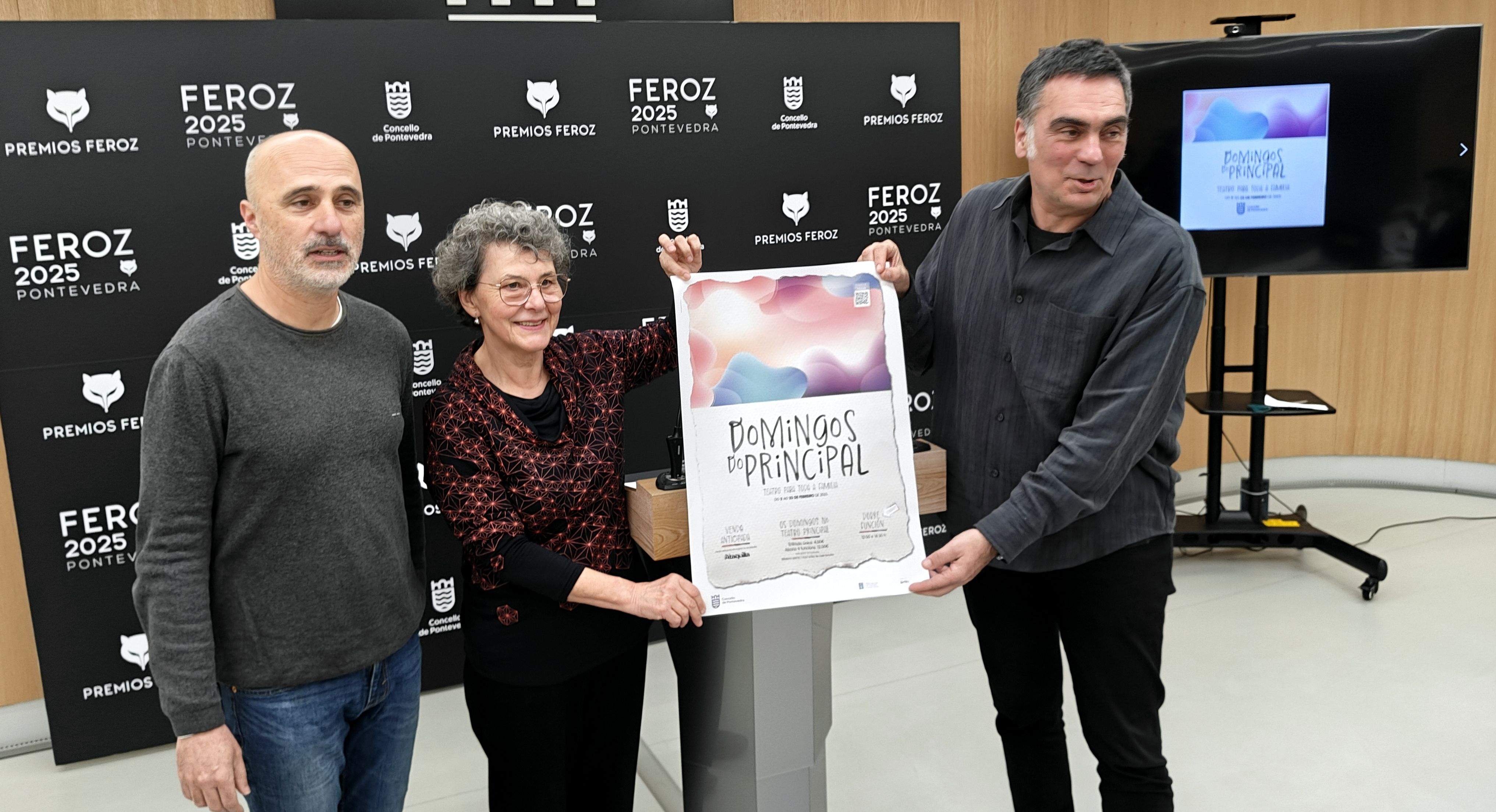 Xacobe Rodríguez, Tareixa Alonso e Demetrio Gómez presentan 'Domingos do Principal'