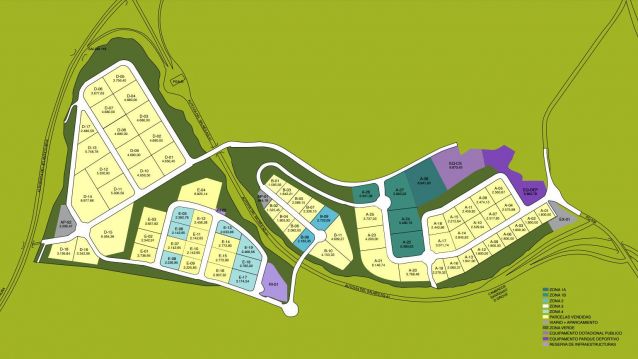 Plano de ocupación do Polígono de Barro a 23 de xaneiro de 2025 Plano de ocupación do Polígono de Barro a 23 de xaneiro de 2025