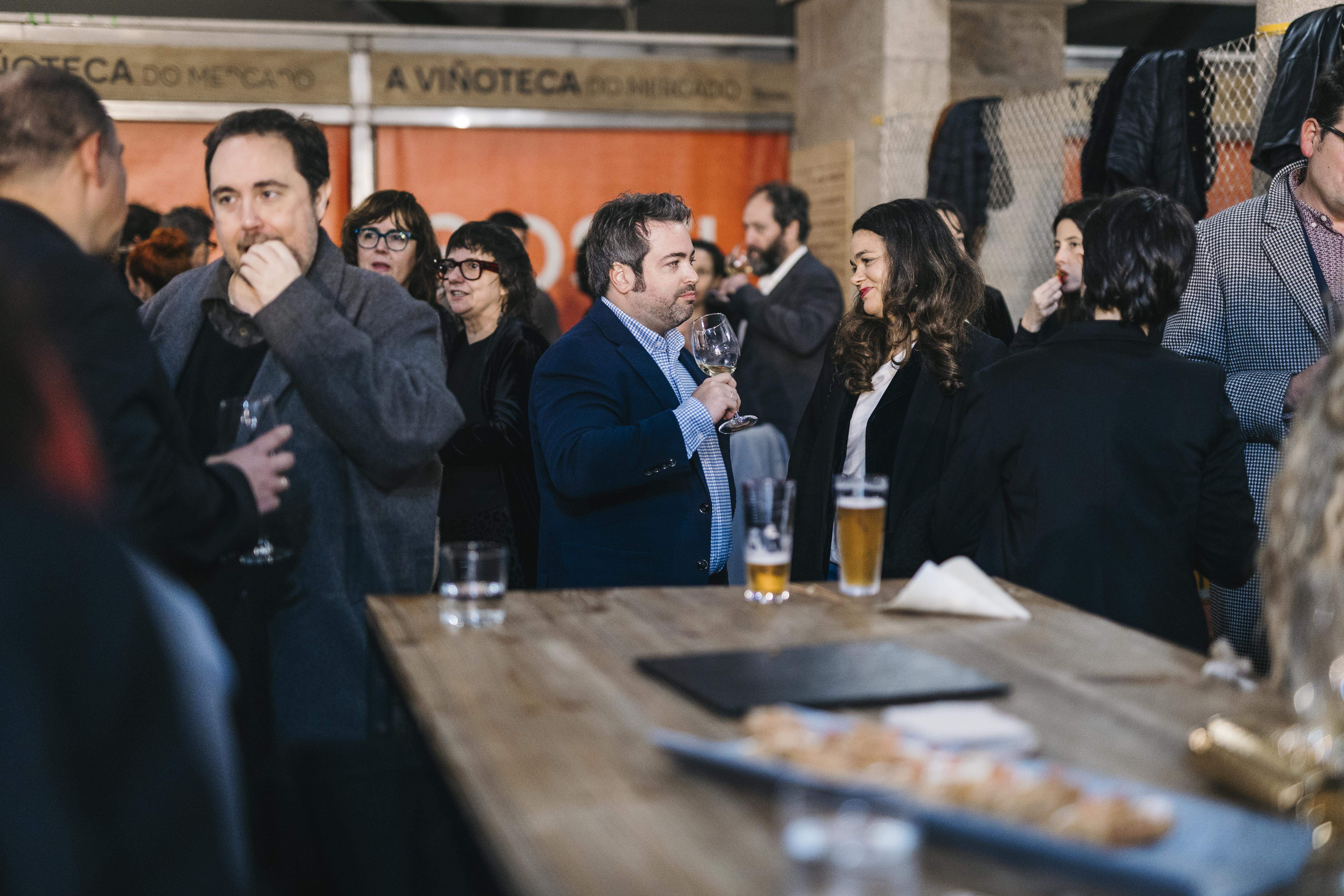 Cea previa aos Feroz no Mercado de Abastos