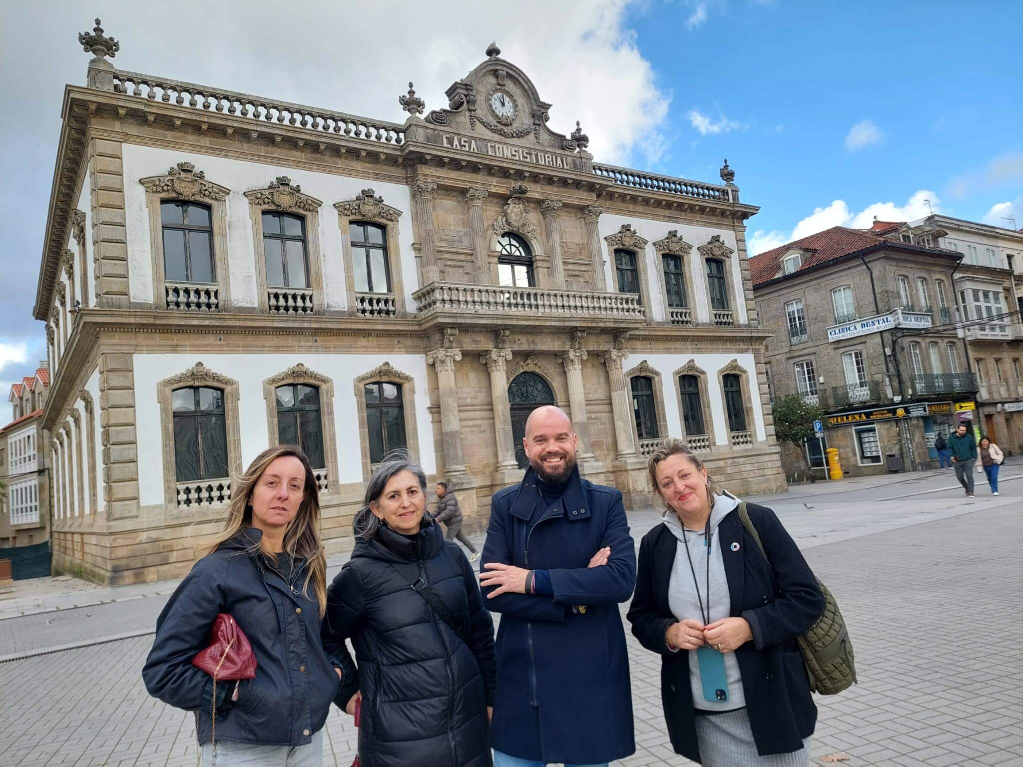 Paloma Castro, Marica Adrio, Iván Puentes e Yoya Blanco
