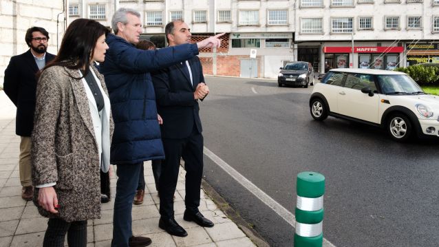 María Martínez, Alfonso Rueda e Ángel Moldes