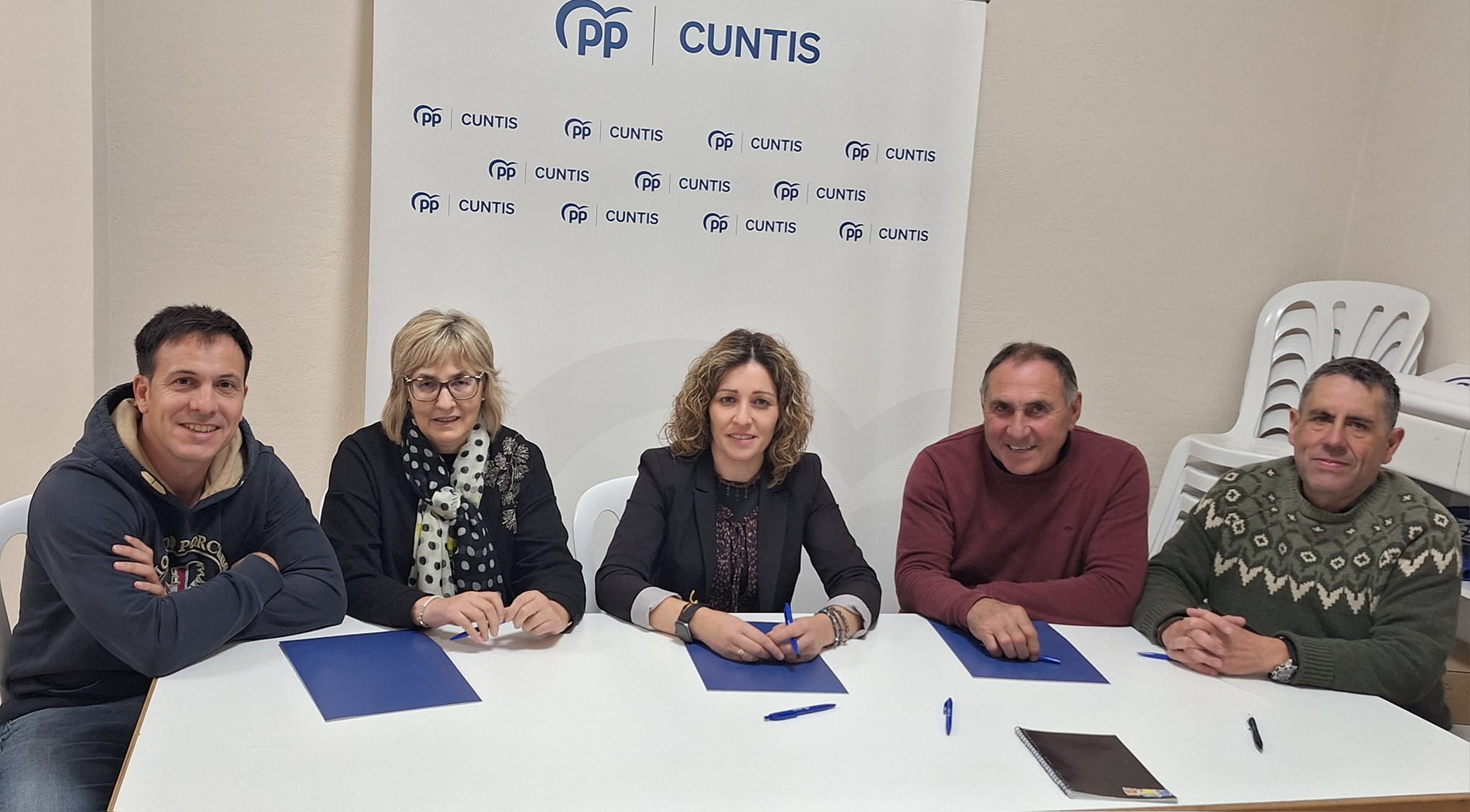 Concejales del PP de Cuntis
