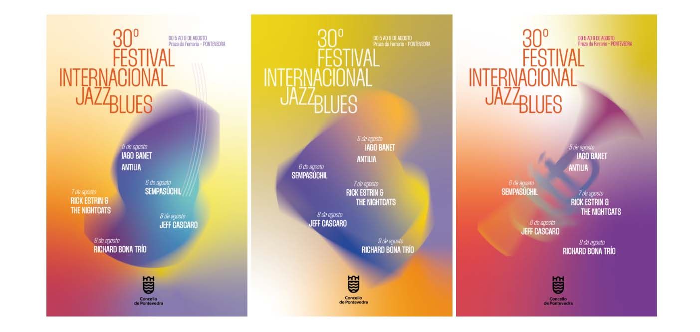 Cartel do Festival de Jazz e Blues de Pontevedra en 2024