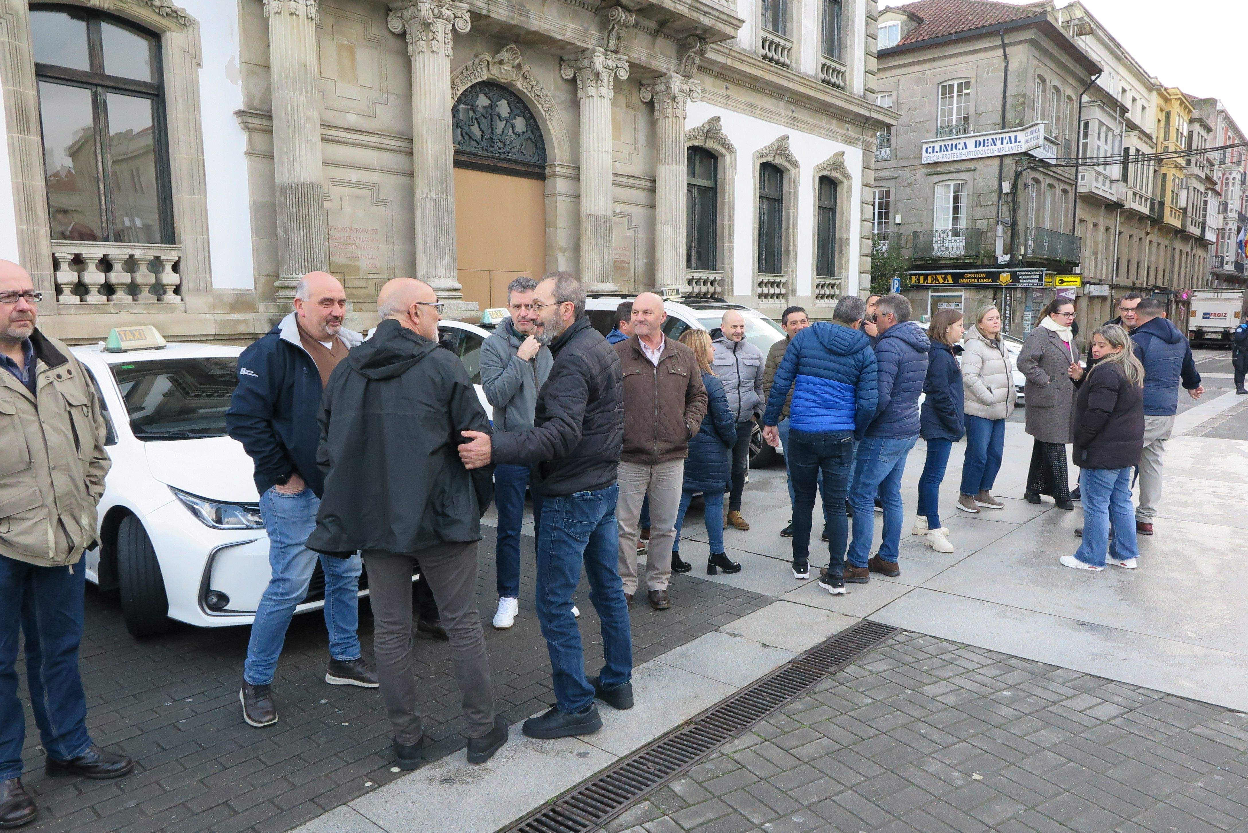 Protesta del sector del taxi
