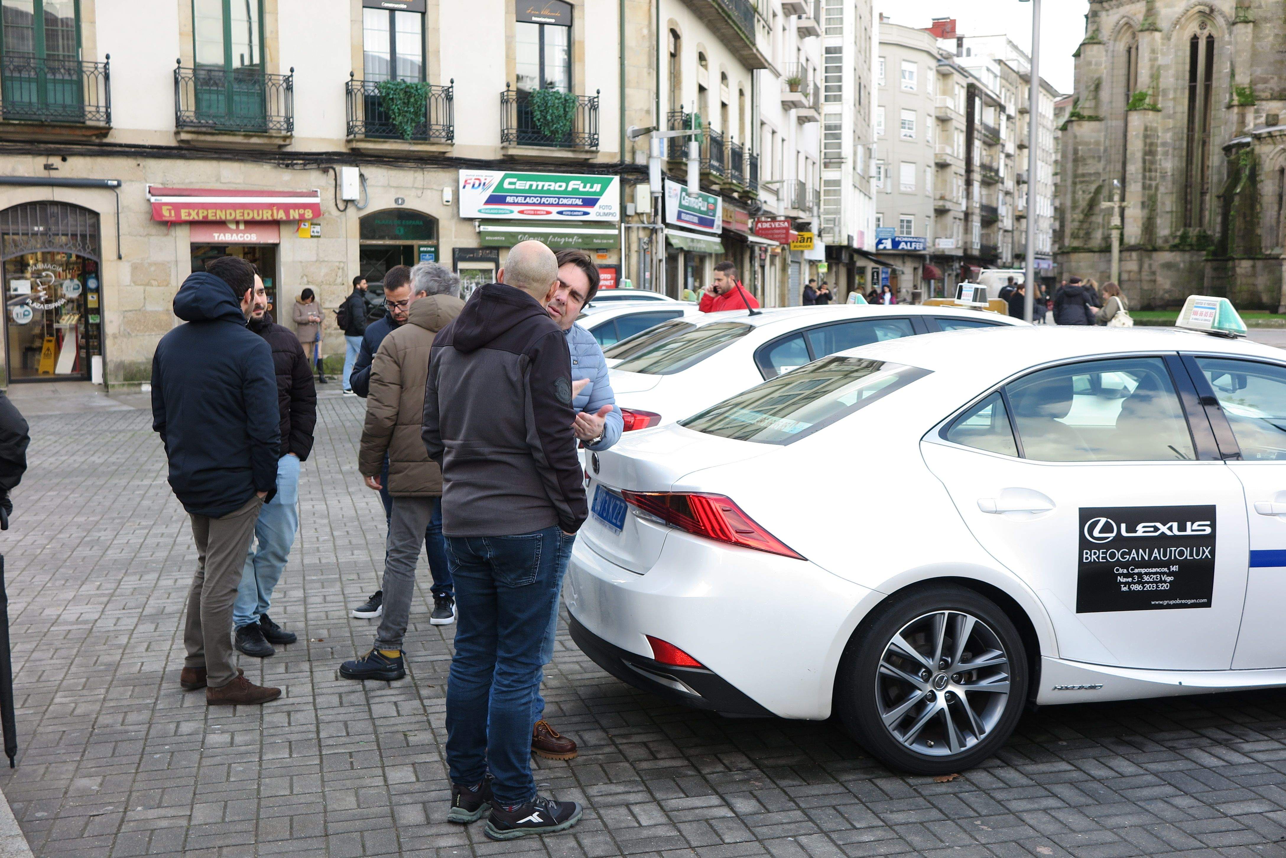 Protesta del sector del taxi