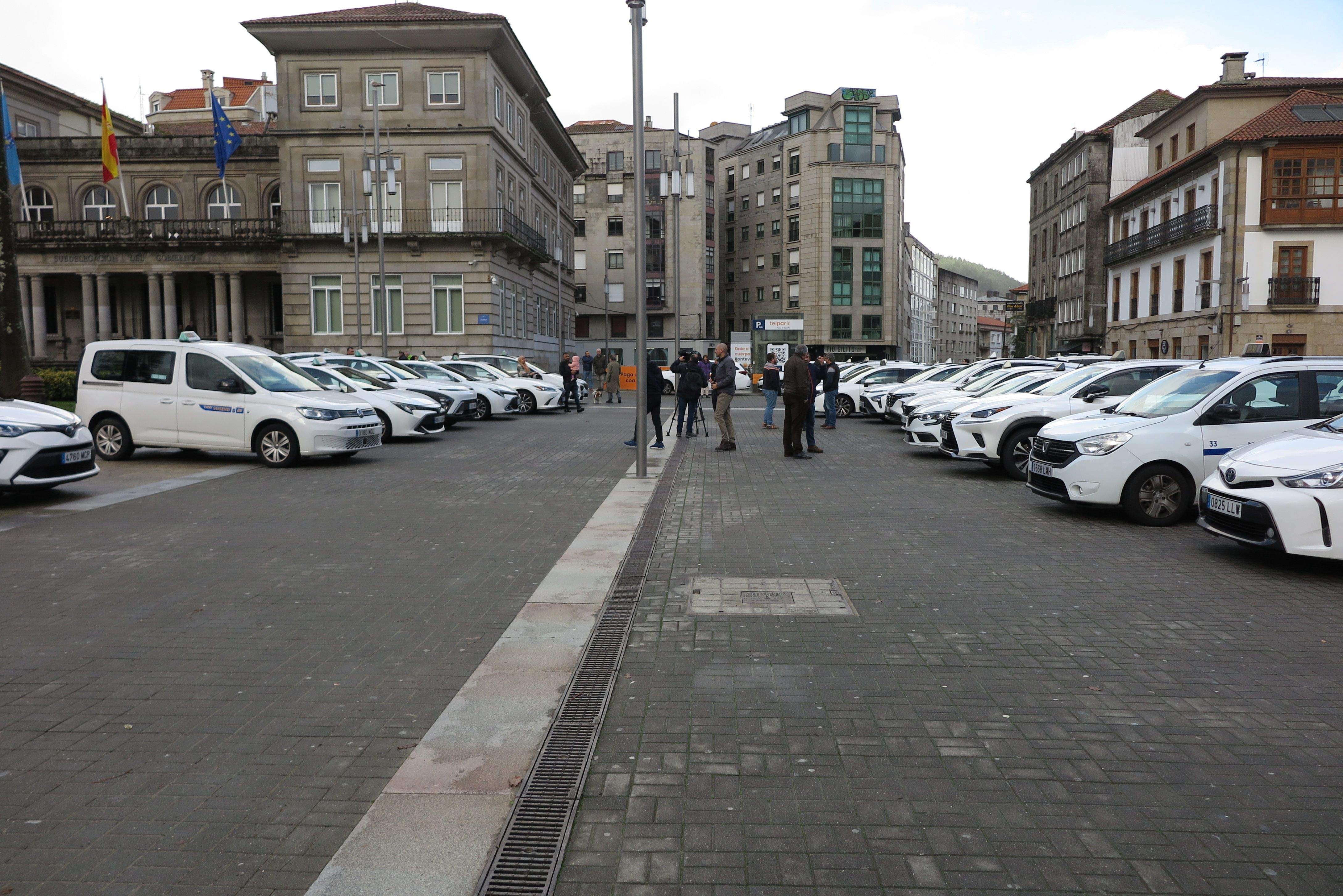 Protesta del sector del taxi