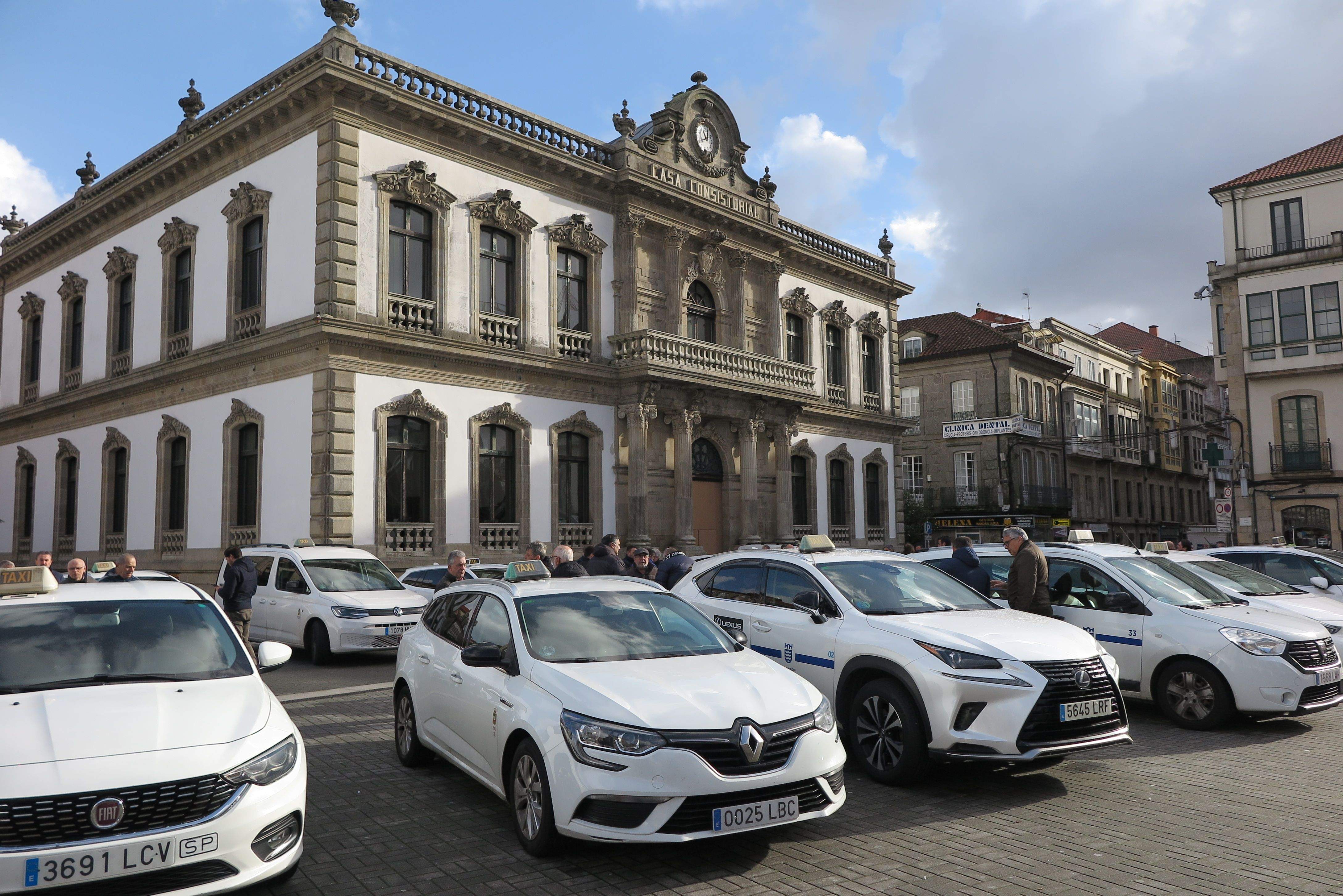 Protesta do sector do taxi