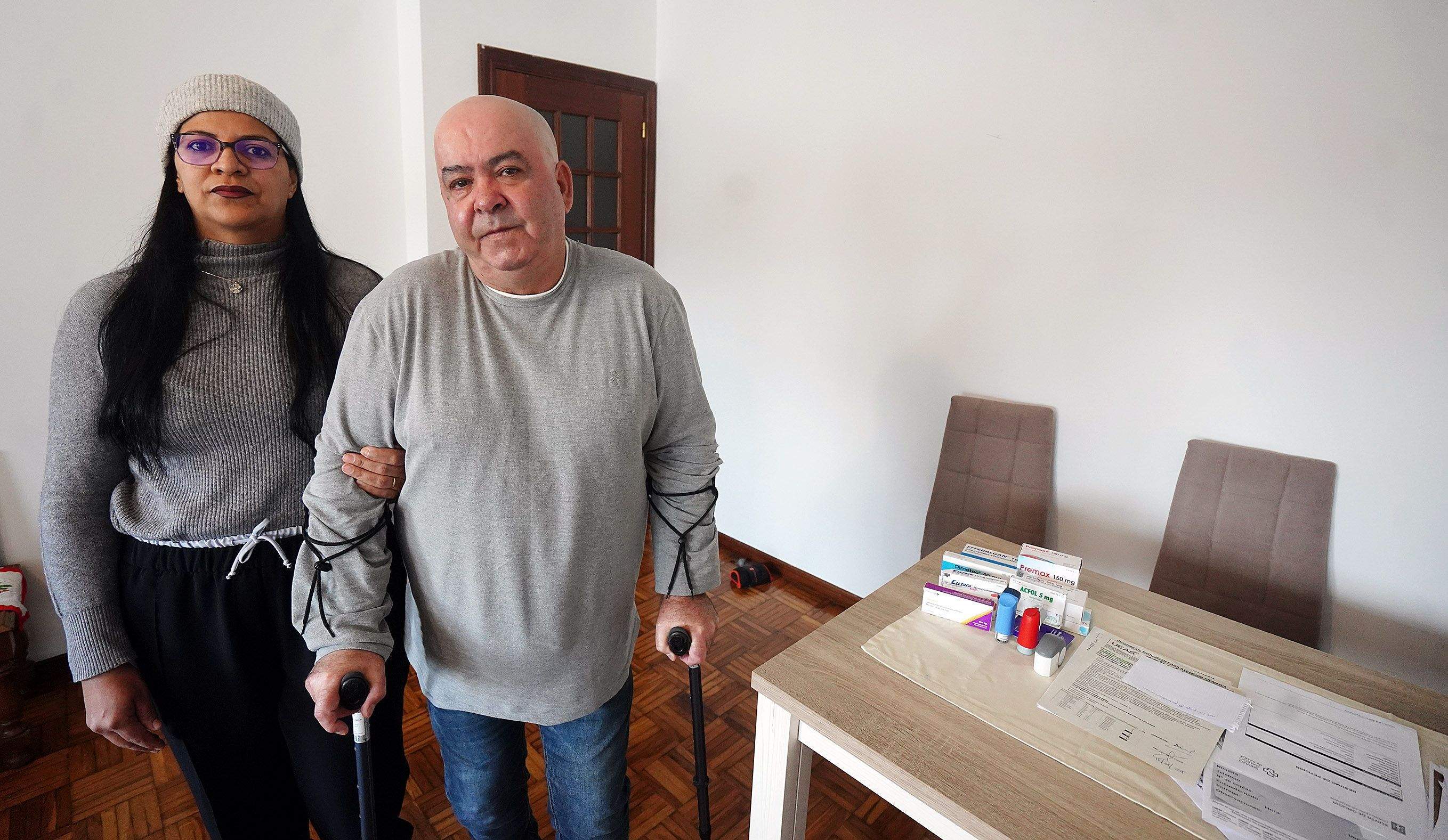 Carlos Pimentel Rodrigues Dos Santos y su esposa, Irene da Silva Pimentel