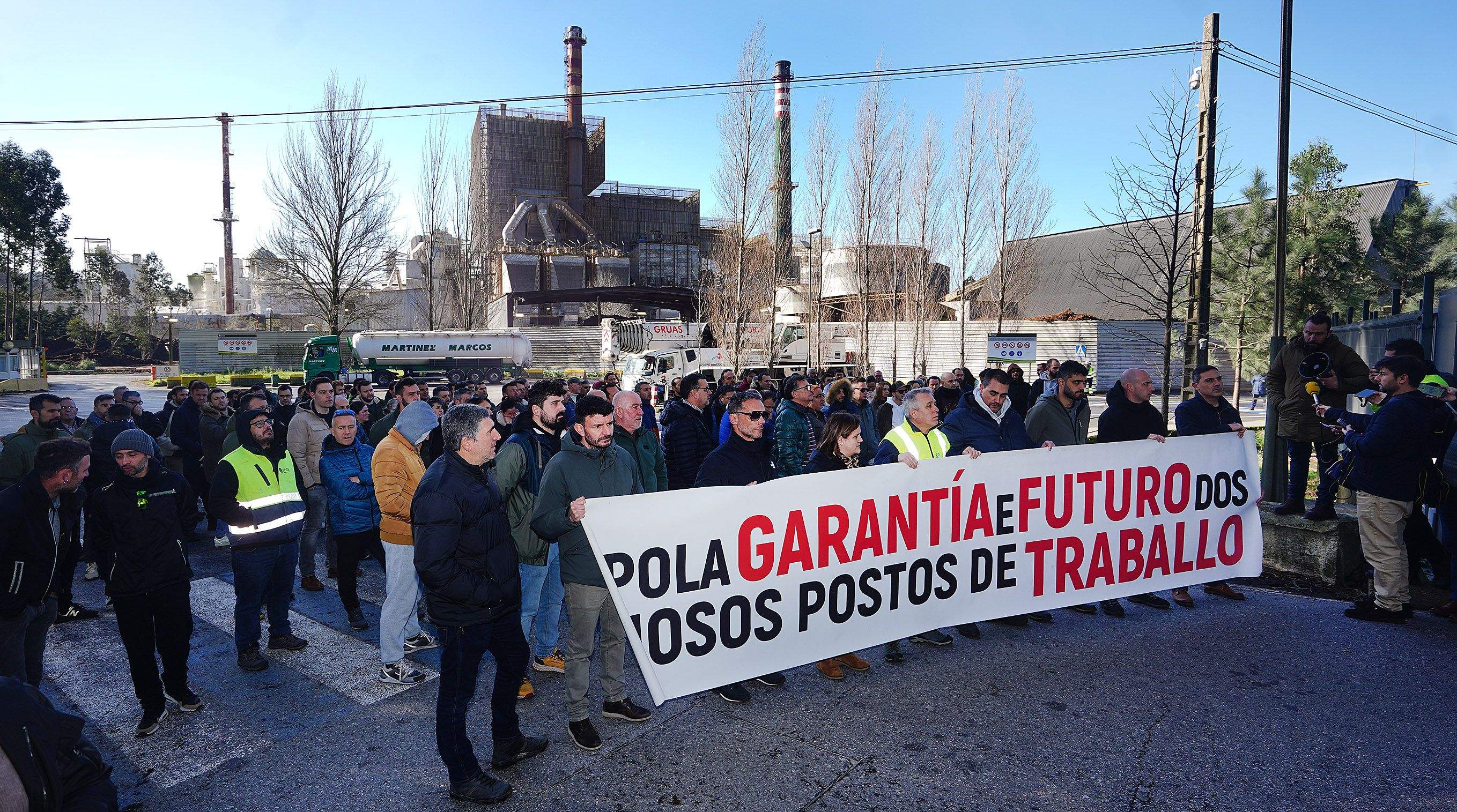 Folga dos traballadores de ENCE