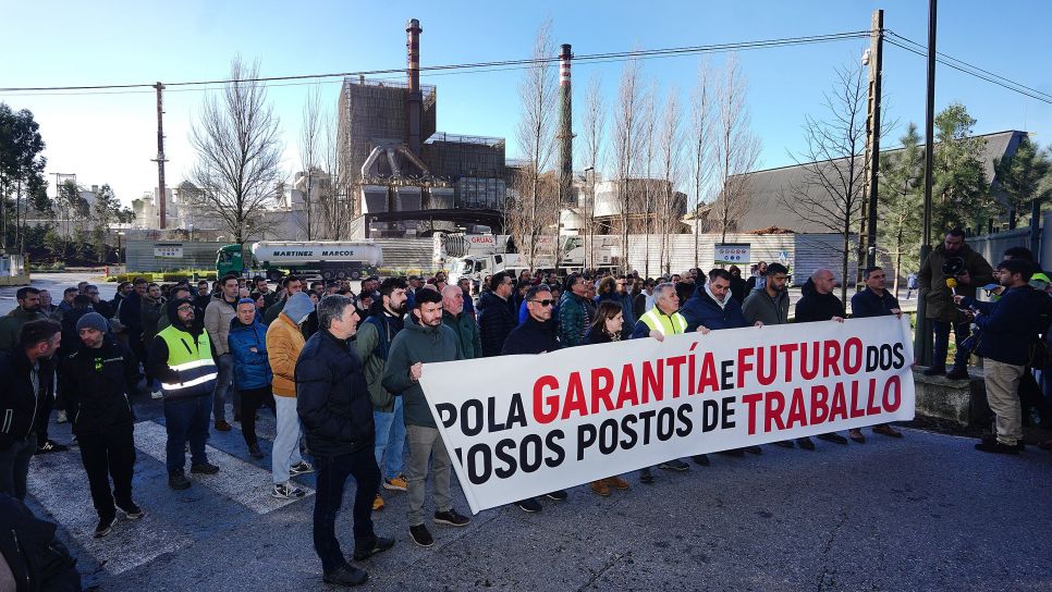 Folga dos traballadores de ENCE