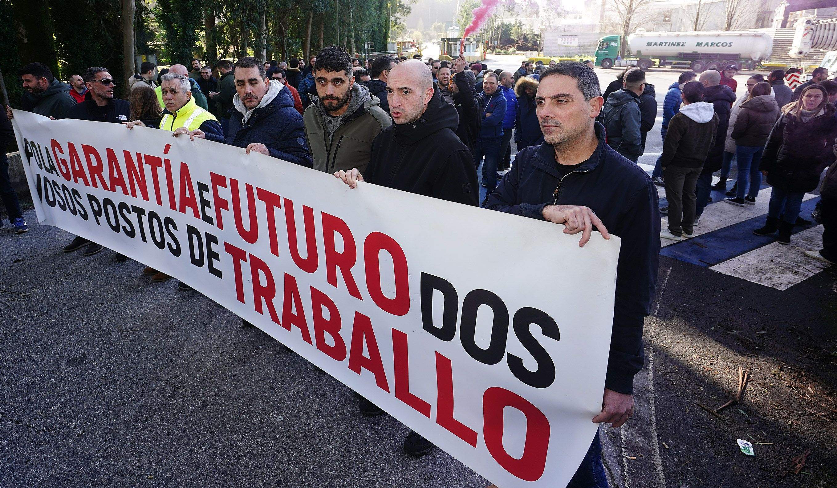 Folga dos traballadores de ENCE