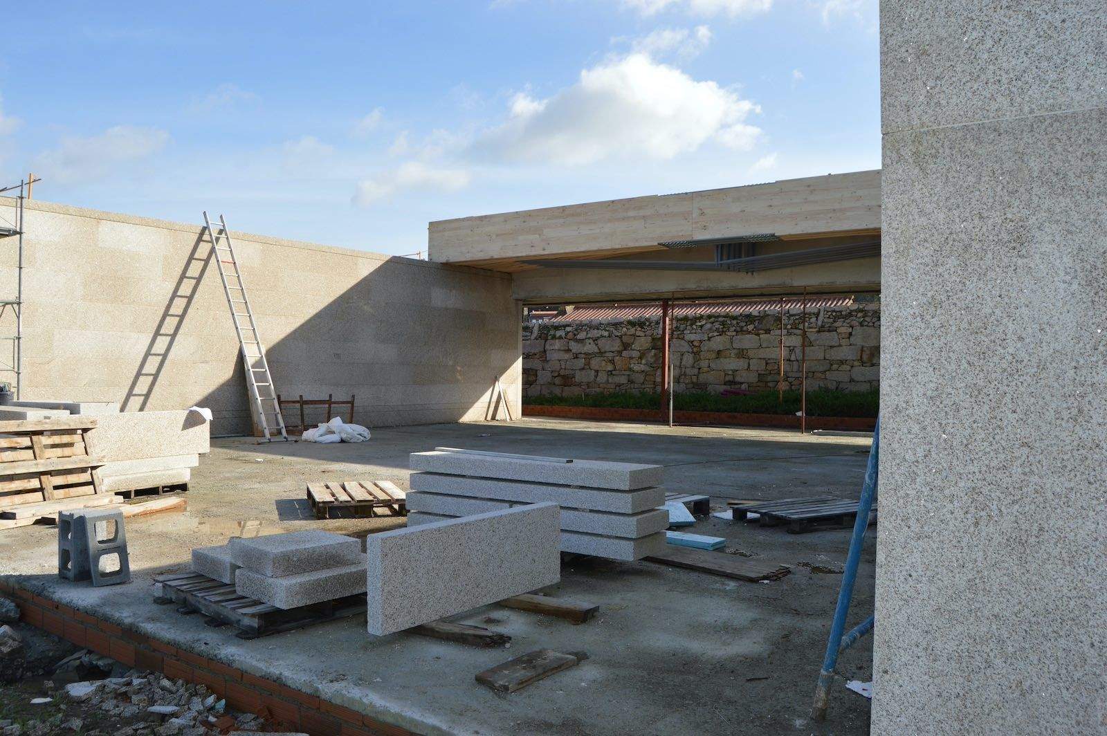 Obras no Pazo de Quintáns