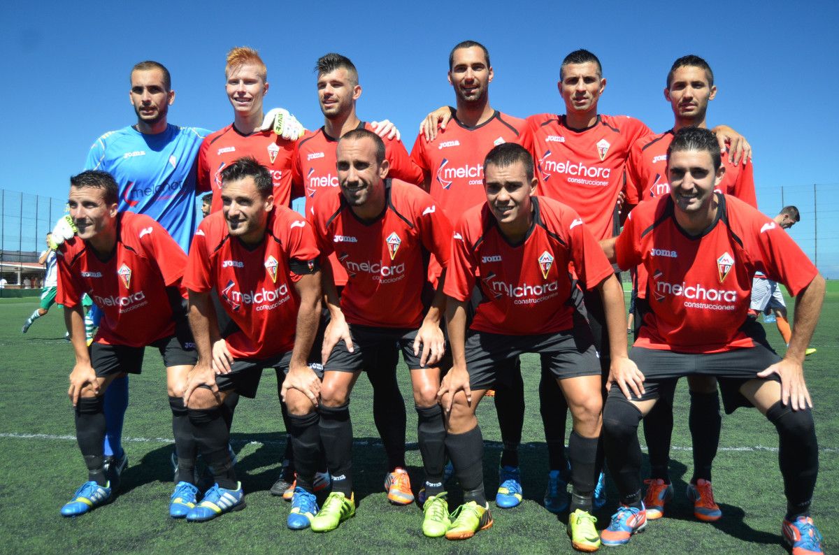 Equipo inicial do Mensajero nun partido da presente tempada Equipo inicial do Mensajero nun partido da presente tempada