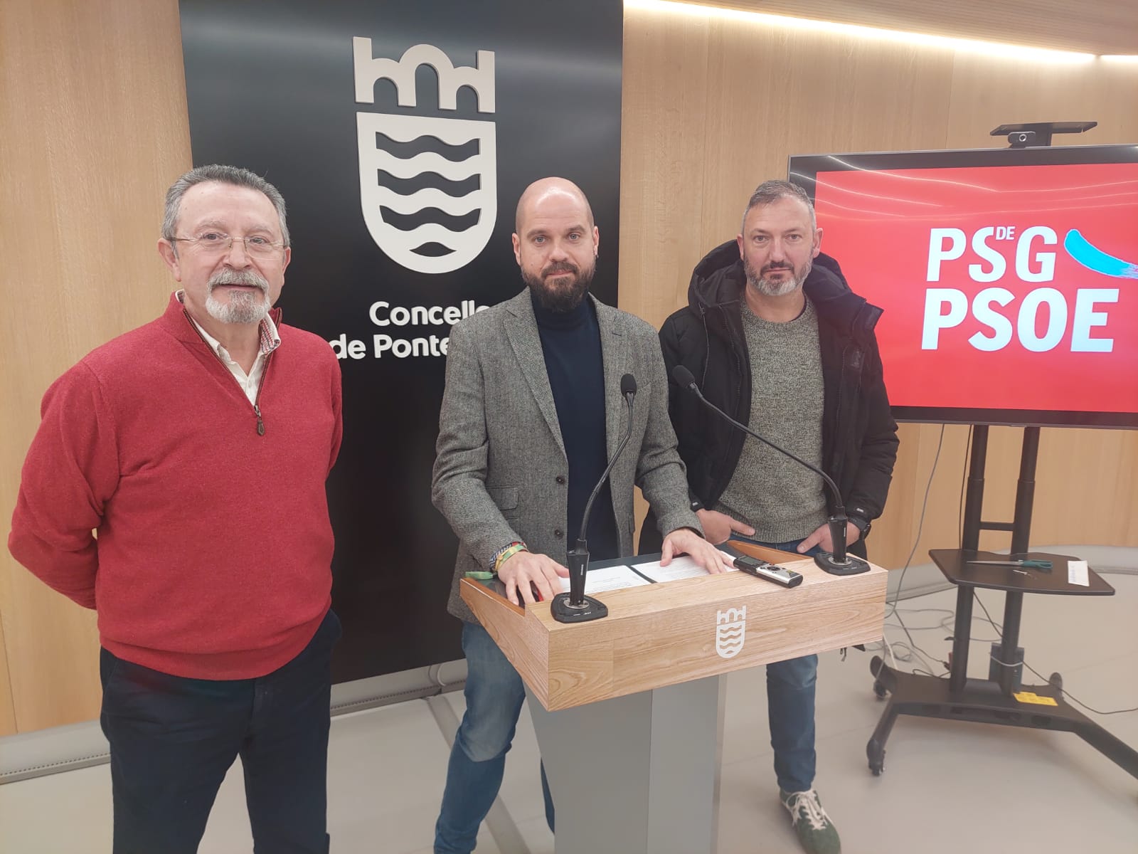 Juan José Esperón, Iván Puentes e Marcos Rey
