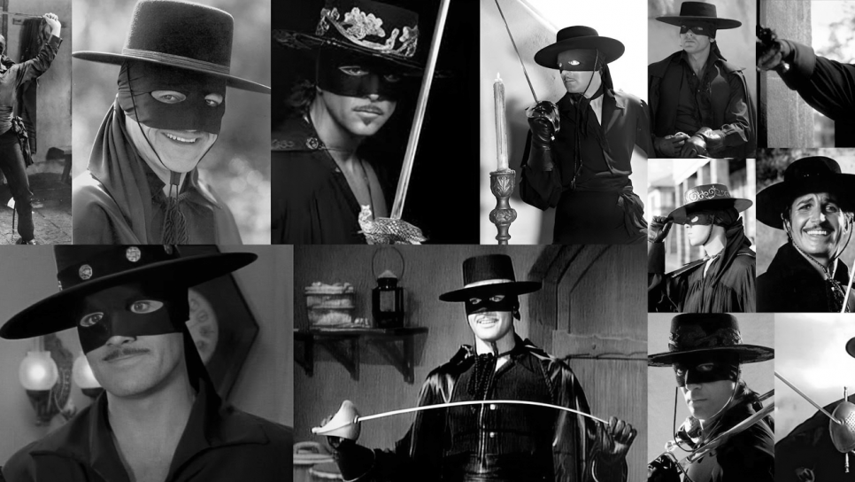 Douglas Fairbanks, Henry Darrow, Christian Meier, Tyrone Power, Duncan Regehr, Guy Williams, Alain Delon, George Hamilton, Frank Langella... só algúns dos innumerábeis actores que encarnaron ao Zorro Douglas Fairbanks, Henry Darrow, Christian Meier, Tyrone Power, Duncan Regehr, Guy Williams, Alain Delon, George Hamilton, Frank Langella... só algúns dos innumerábeis actores que encarnaron ao Zorro