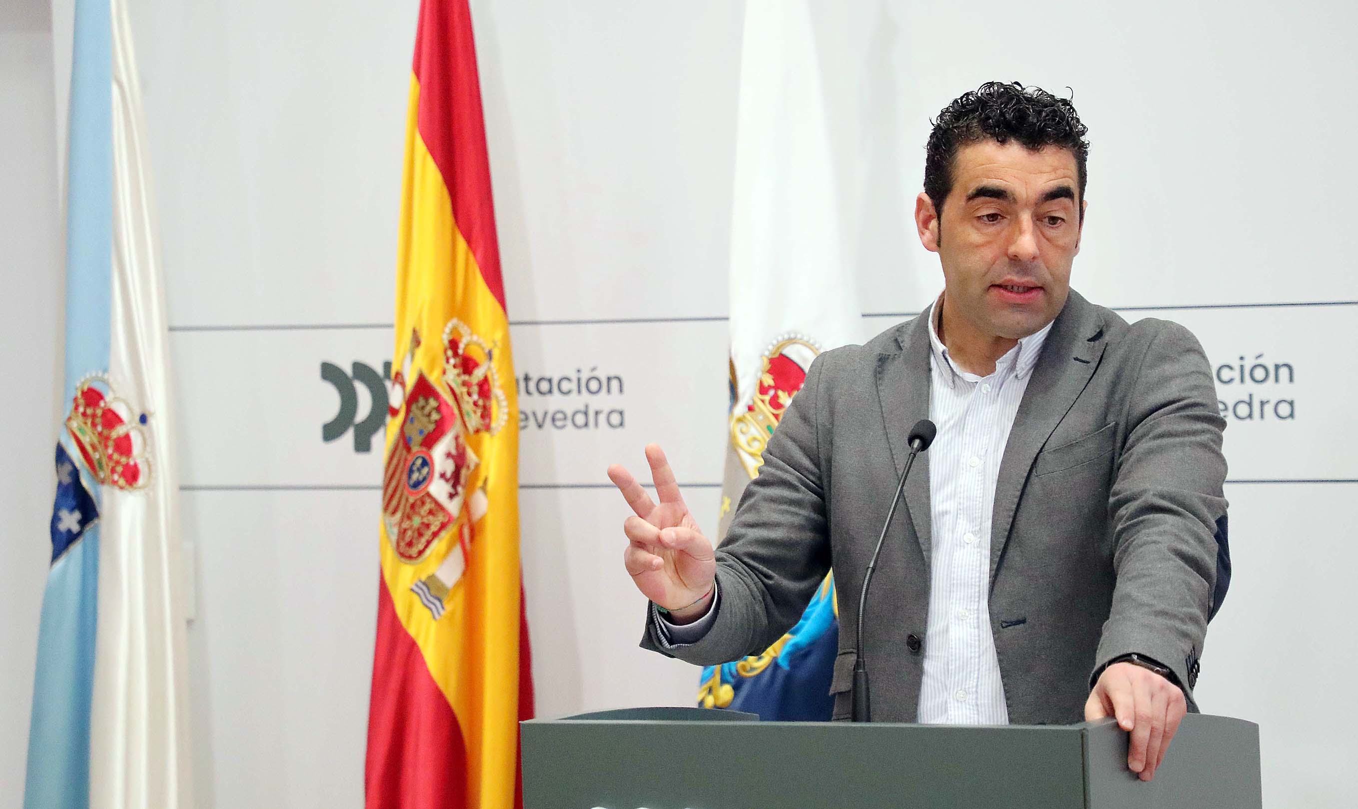 Luis López, presidente da Deputación de Pontevedra