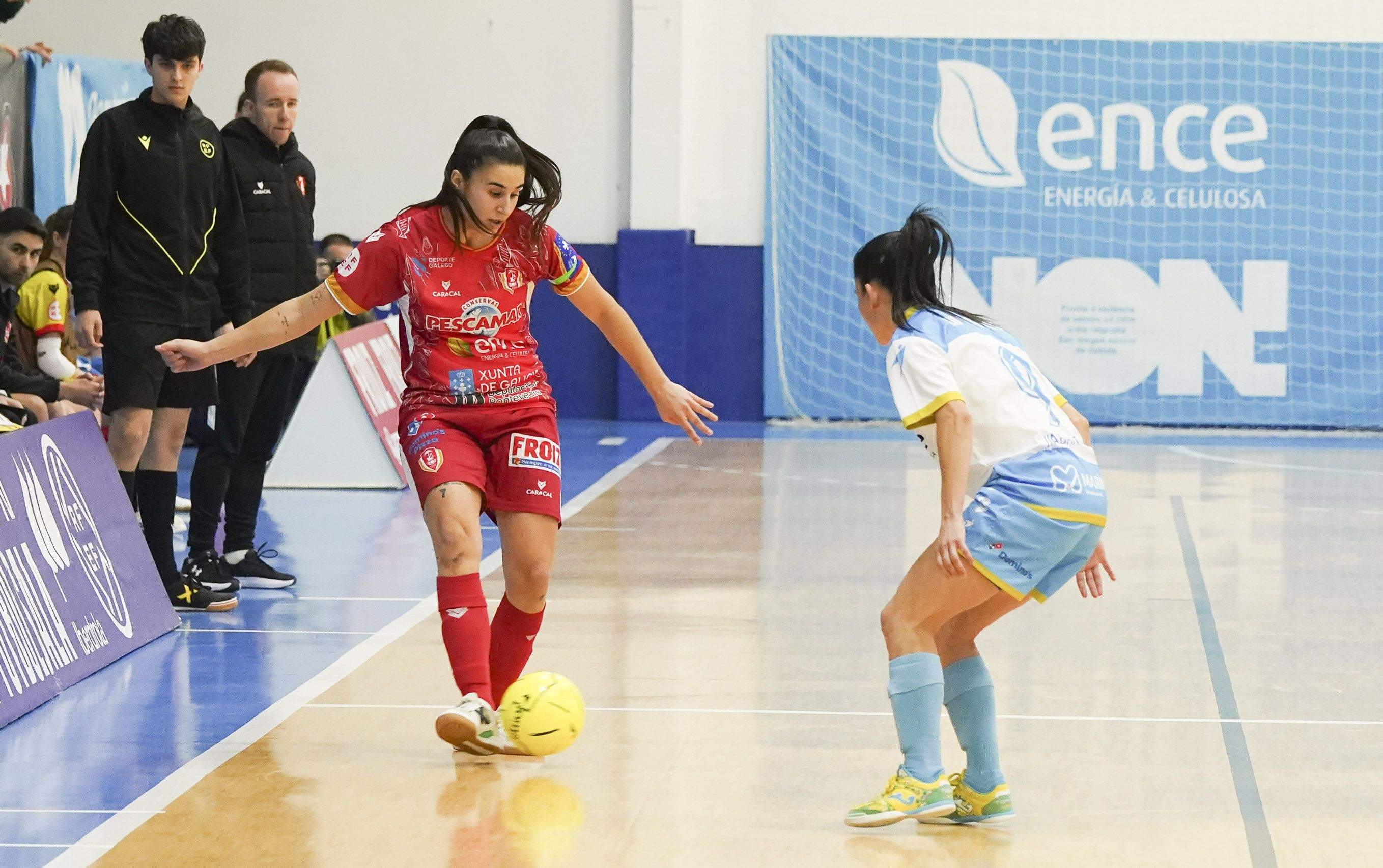 Partido entre o Poio Pescamar e Marín Futsal na Seca Partido entre o Poio Pescamar e Marín Futsal na Seca
