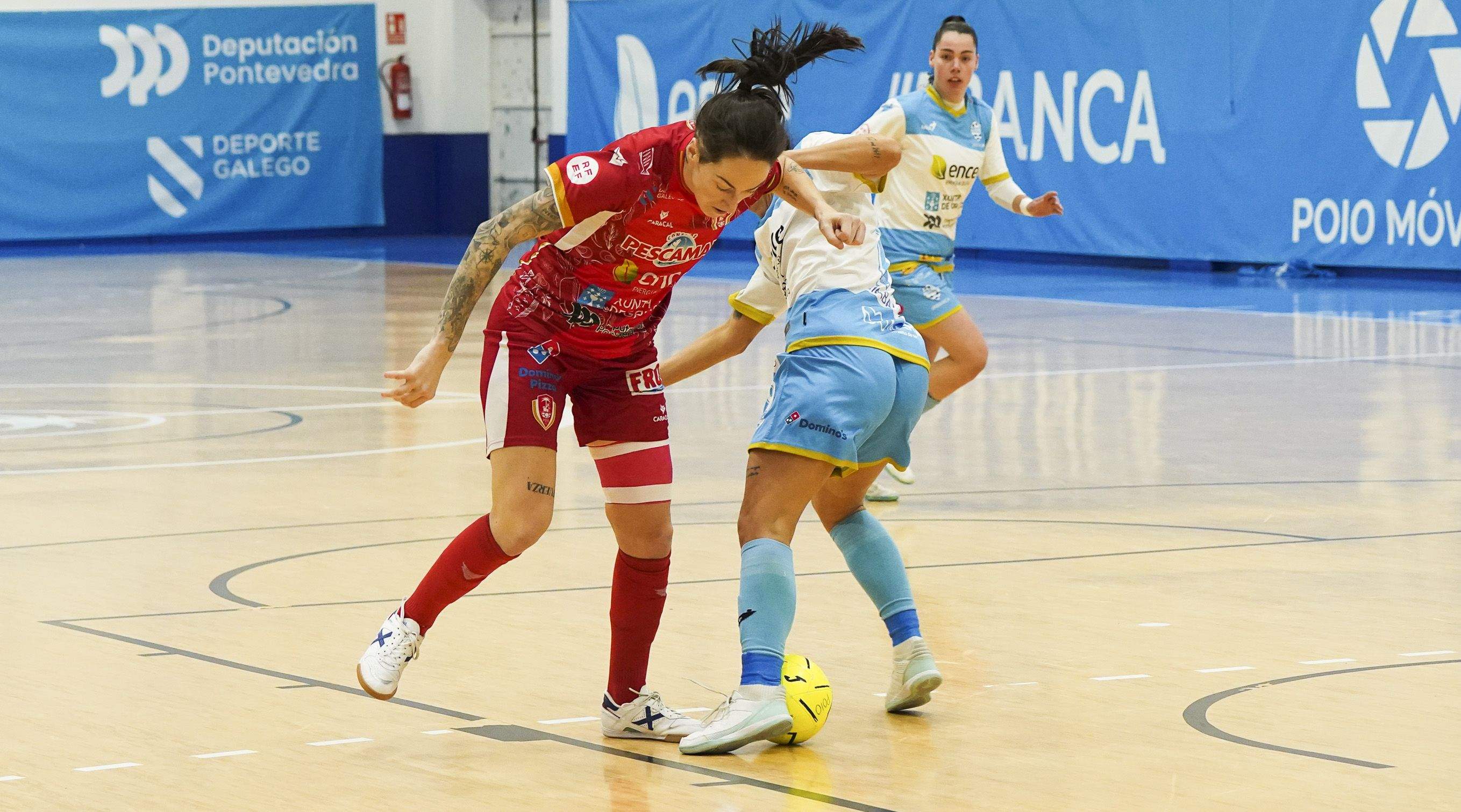 Partido entre o Poio Pescamar e Marín Futsal na Seca Partido entre o Poio Pescamar e Marín Futsal na Seca