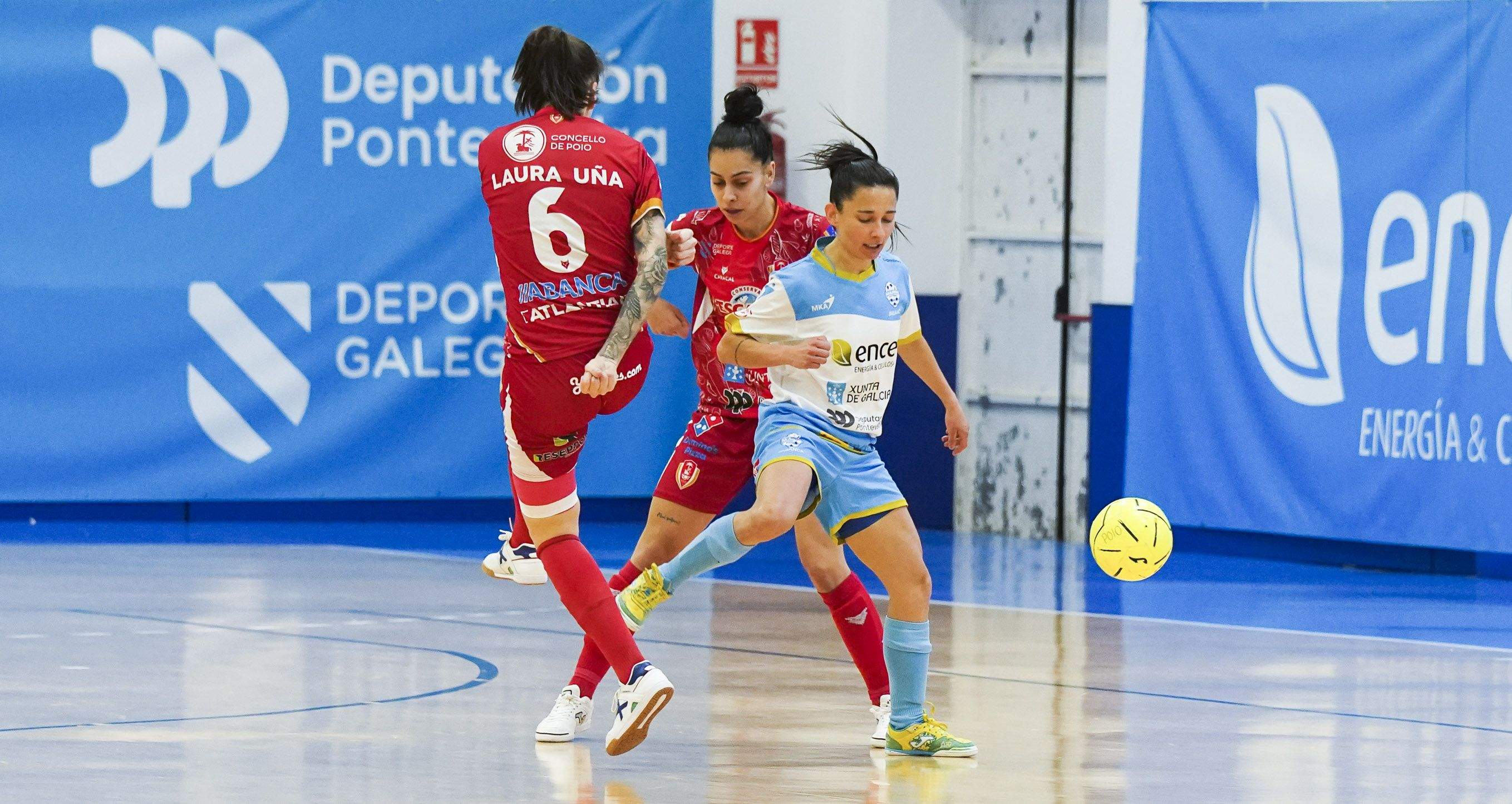 Partido entre o Poio Pescamar e Marín Futsal na Seca Partido entre o Poio Pescamar e Marín Futsal na Seca