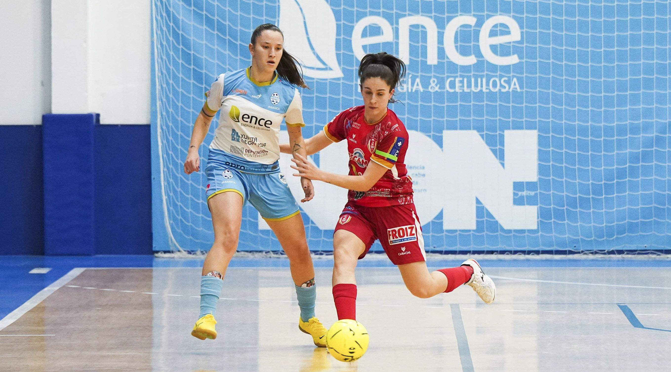 Partido entre o Poio Pescamar e Marín Futsal na Seca Partido entre o Poio Pescamar e Marín Futsal na Seca