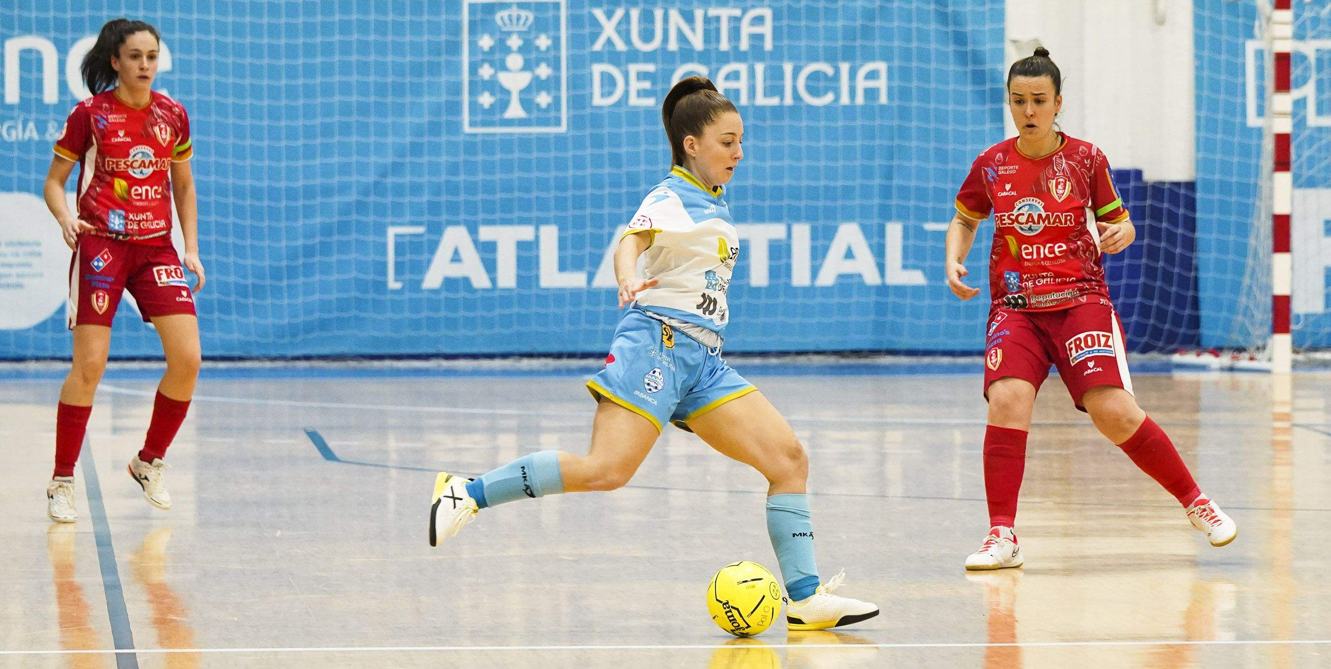 Partido entre o Poio Pescamar e Marín Futsal na Seca Partido entre o Poio Pescamar e Marín Futsal na Seca