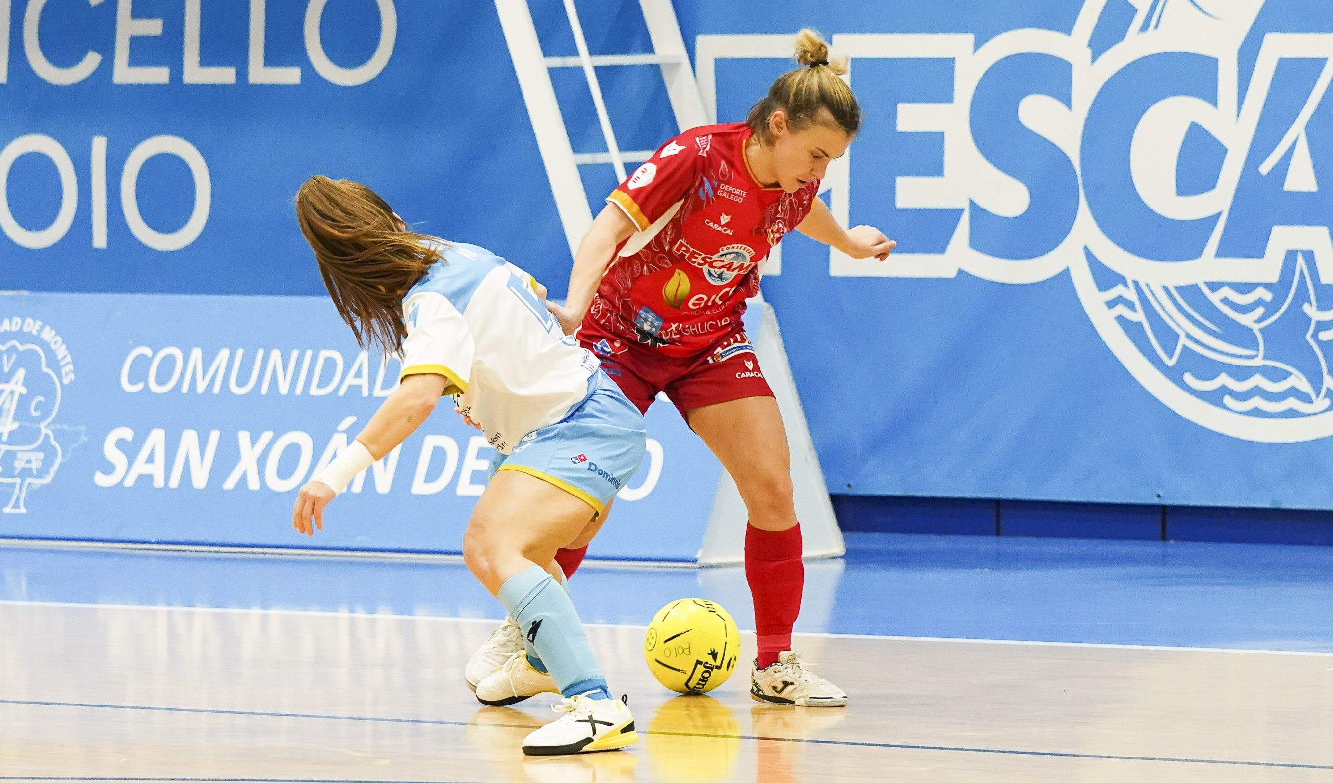 Partido entre o Poio Pescamar e Marín Futsal na Seca Partido entre o Poio Pescamar e Marín Futsal na Seca