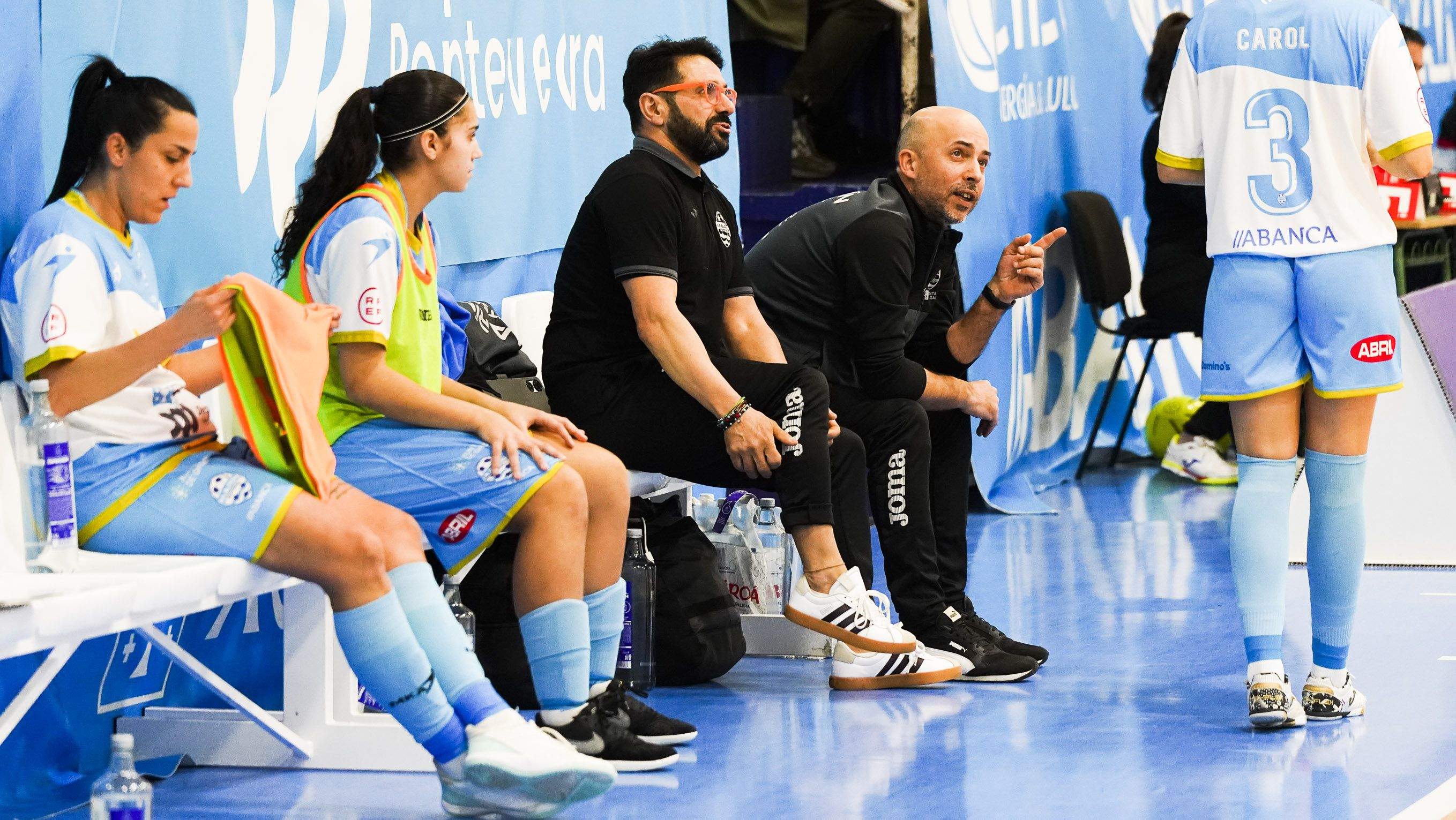 Partido entre o Poio Pescamar e Marín Futsal na Seca Partido entre o Poio Pescamar e Marín Futsal na Seca