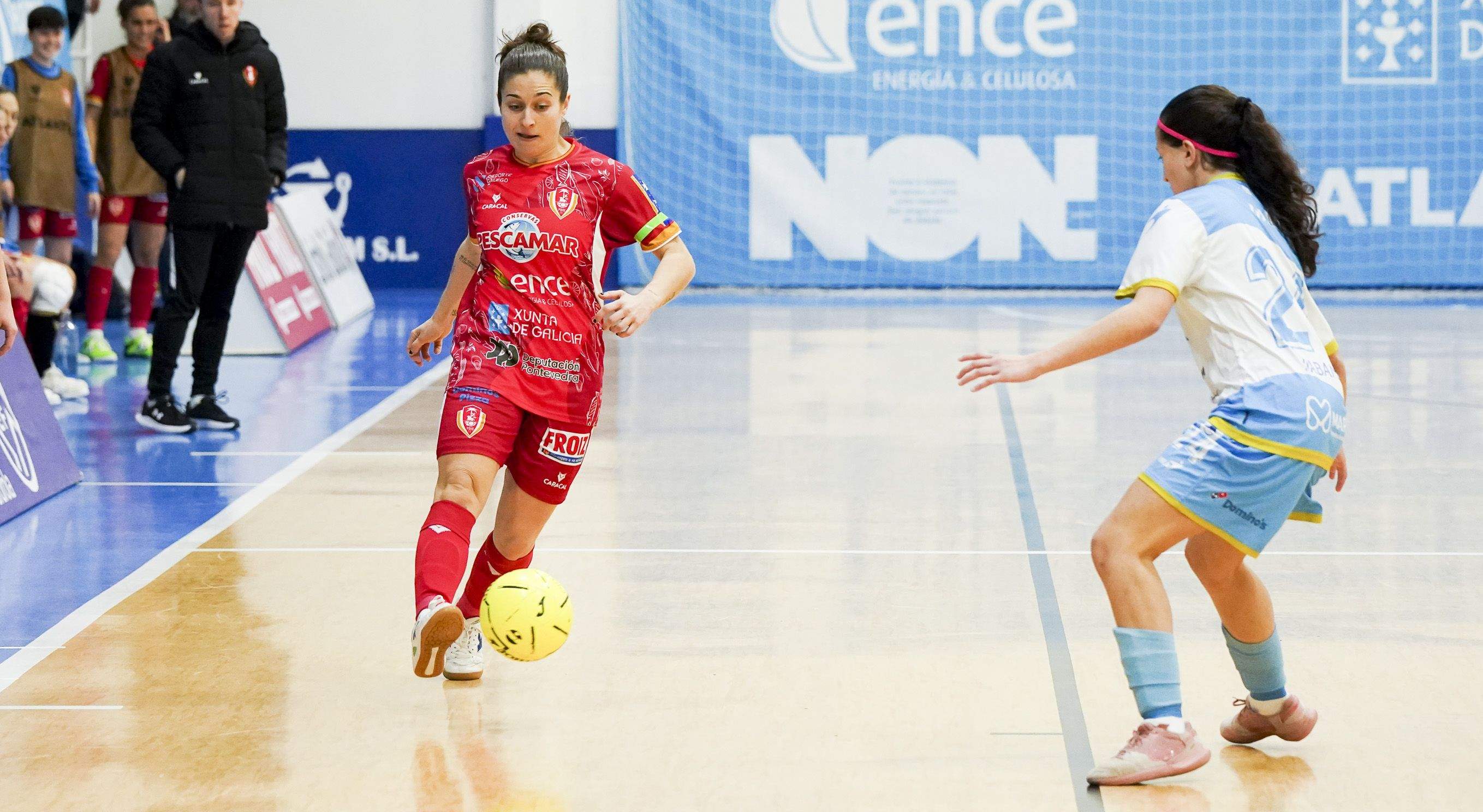 Partido entre o Poio Pescamar e Marín Futsal na Seca Partido entre o Poio Pescamar e Marín Futsal na Seca