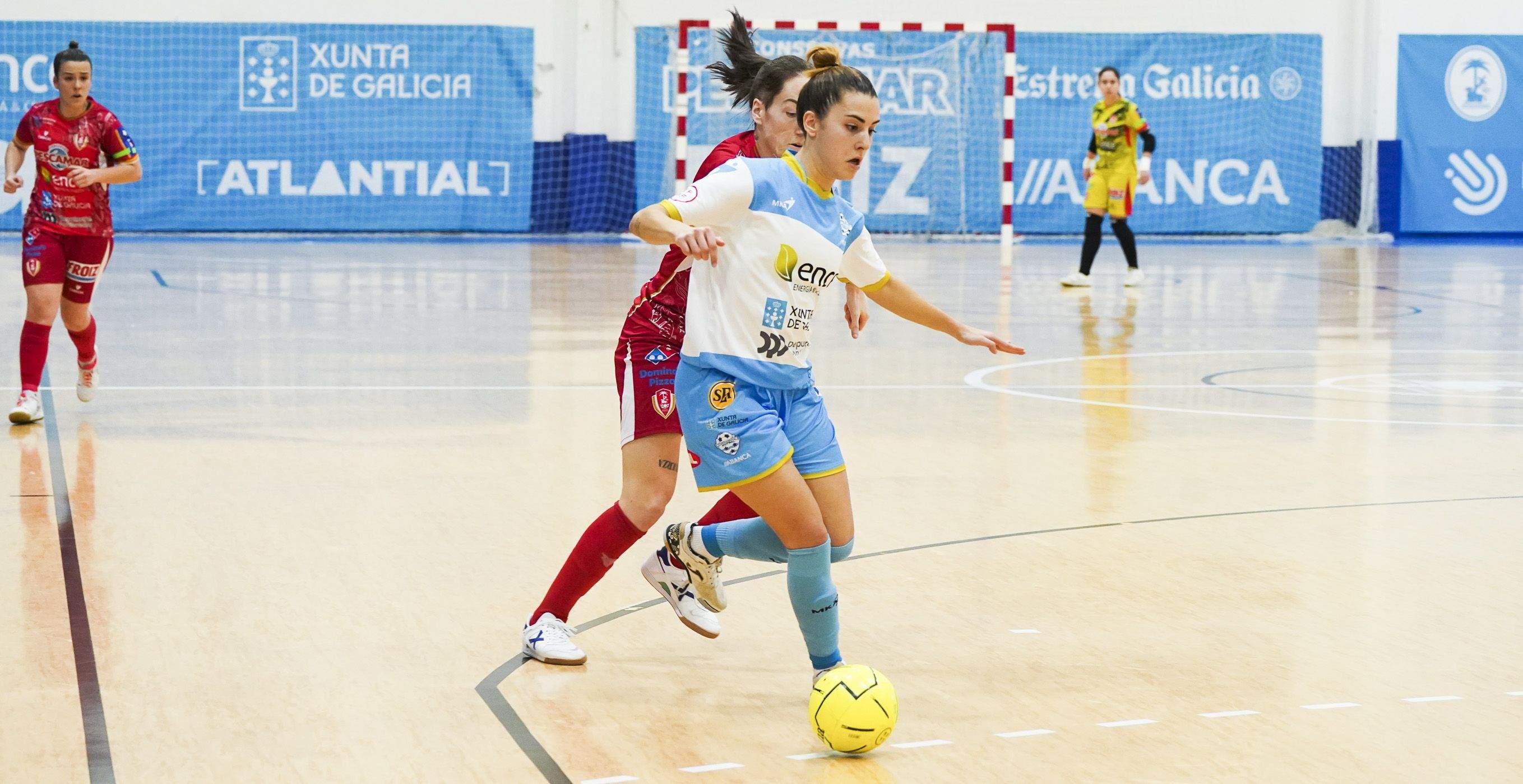 Partido entre o Poio Pescamar e Marín Futsal na Seca Partido entre o Poio Pescamar e Marín Futsal na Seca