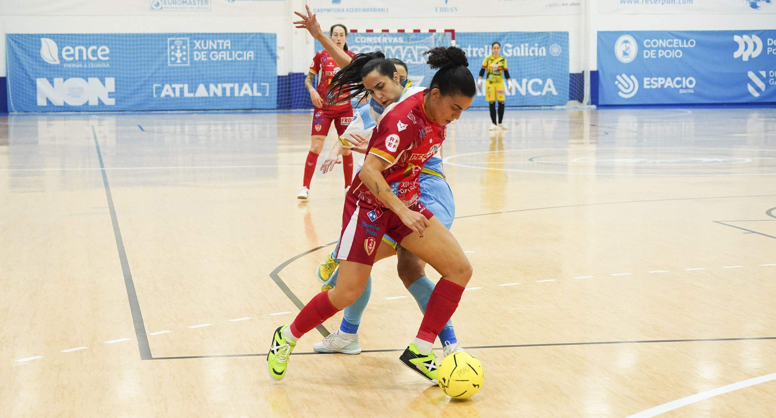 Partido entre o Poio Pescamar e Marín Futsal na Seca Partido entre o Poio Pescamar e Marín Futsal na Seca