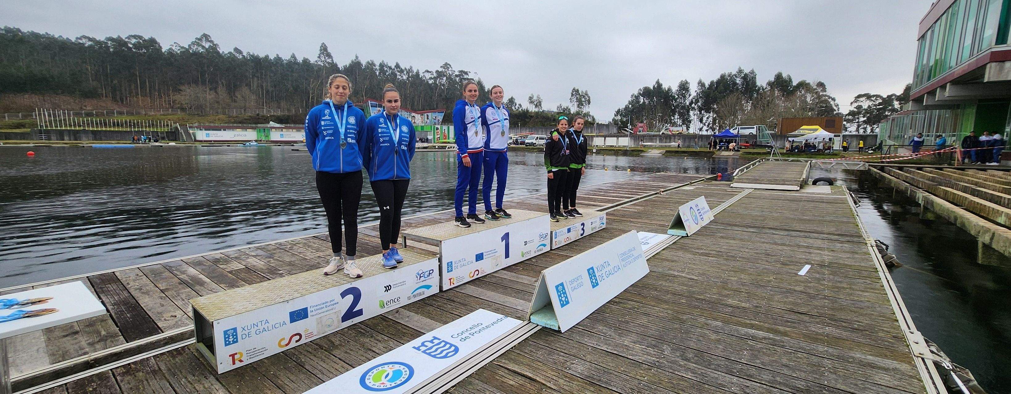 Podio K2 sénior femenino