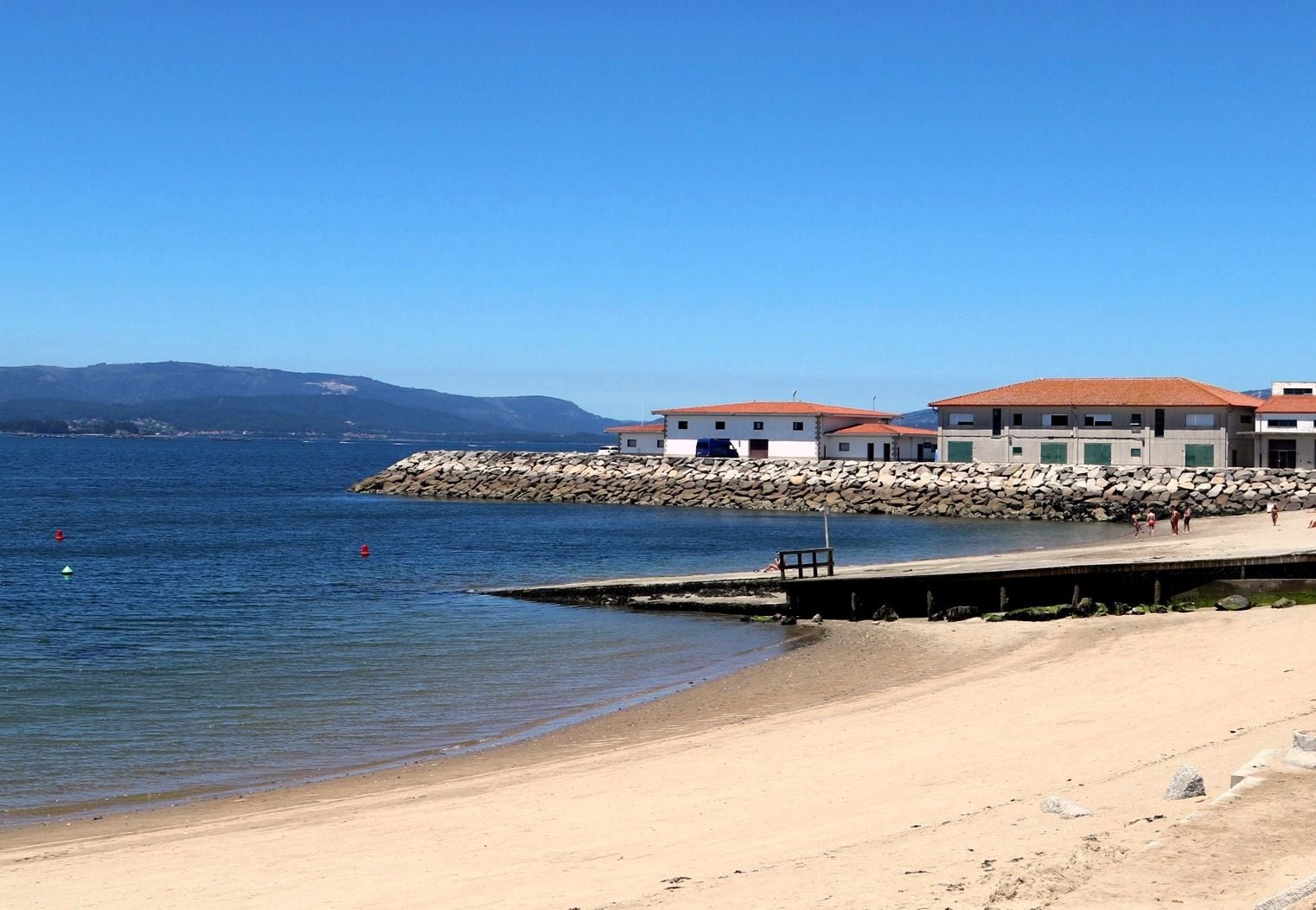 Praia do Preguntoiro en Vilagarcía de Arousa