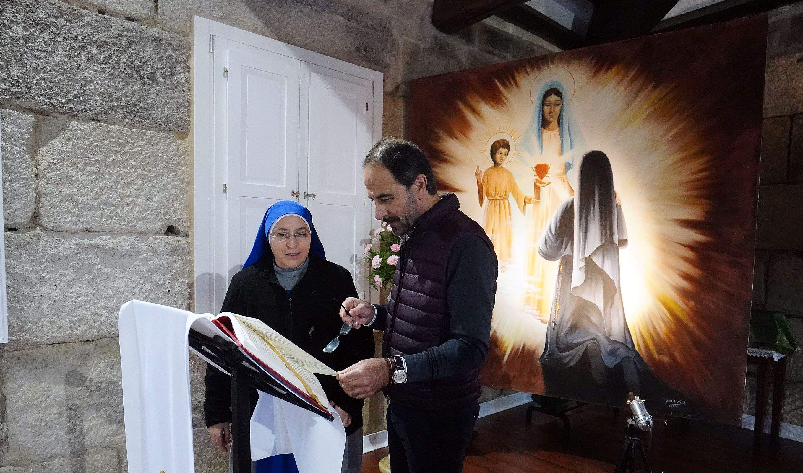 Espazo onde estaba emprazada a cela de Sor Lucía Espazo onde estaba emprazada a cela de Sor Lucía