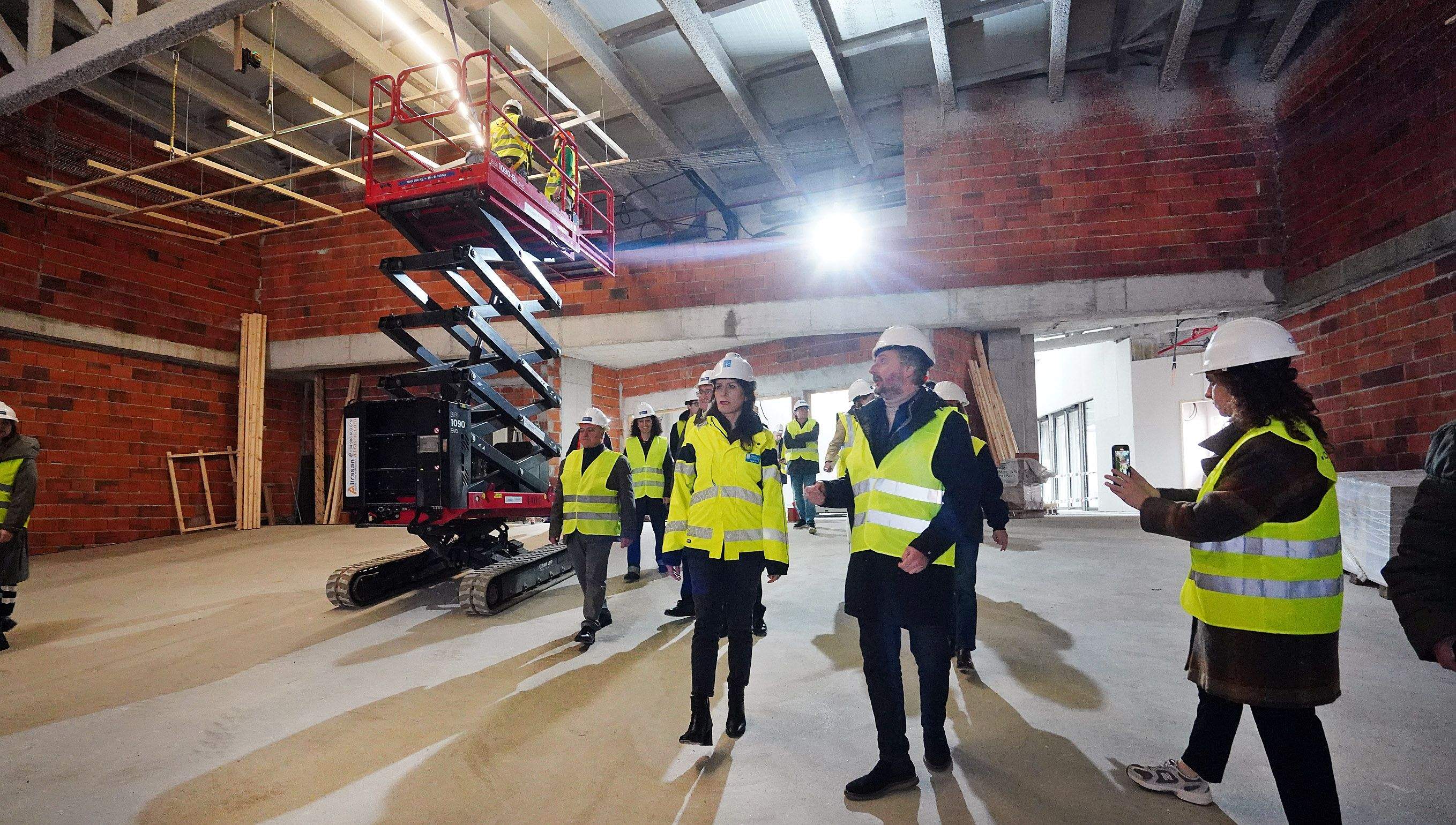 Visita a las obras del Auditorio de Marín Visita a las obras del Auditorio de Marín
