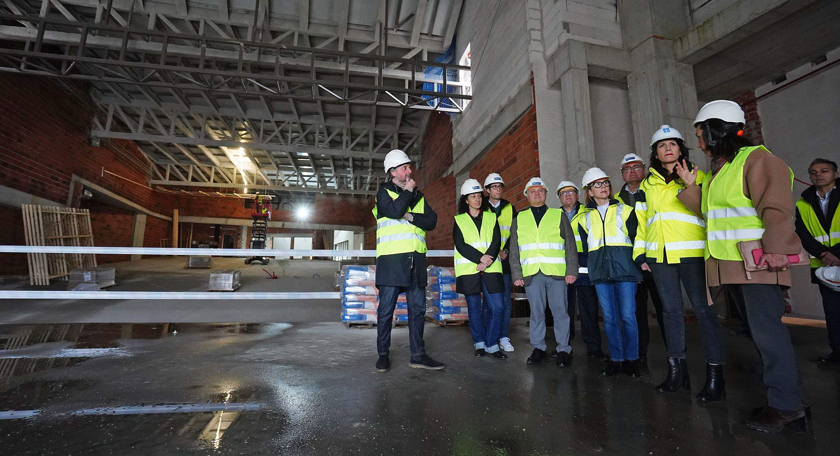 Visita a las obras del Auditorio de Marín Visita a las obras del Auditorio de Marín