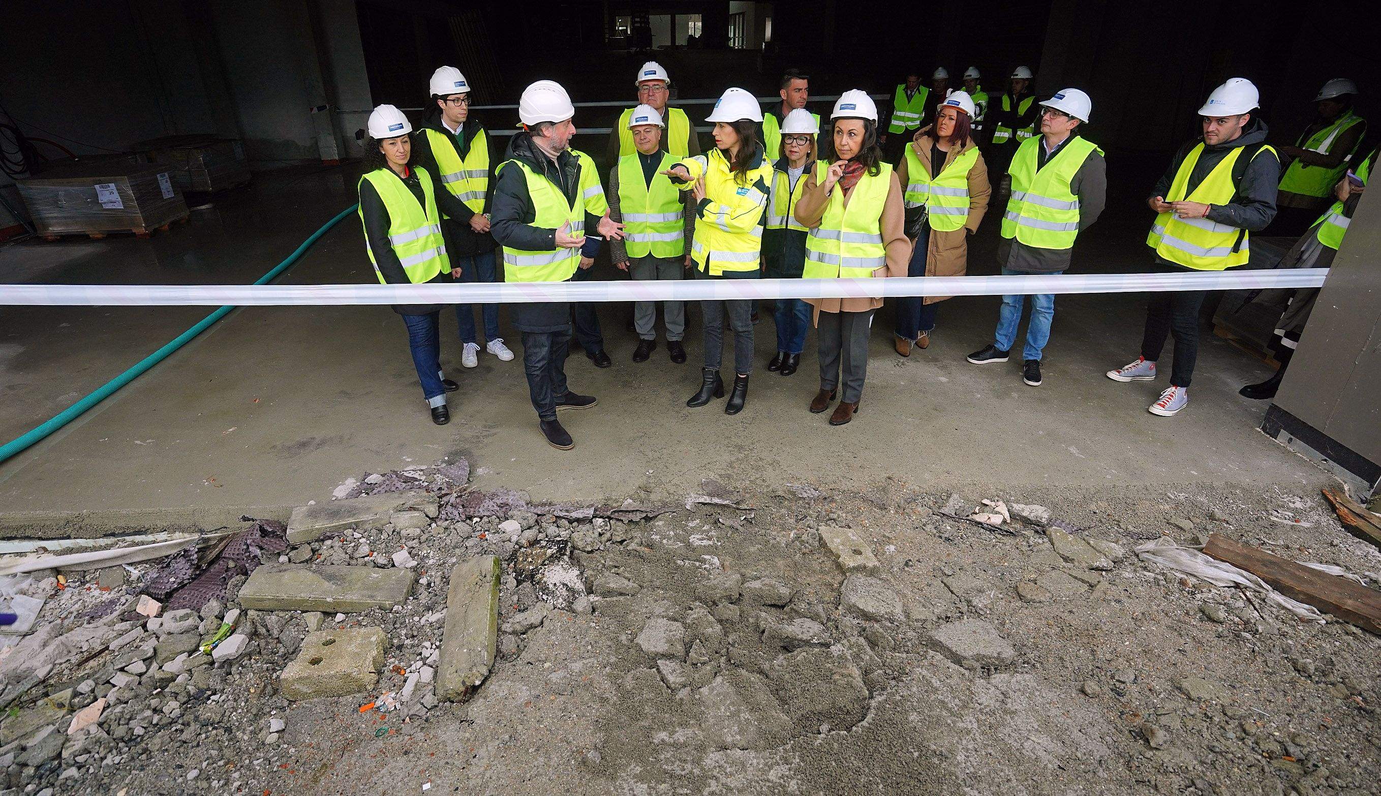 Visita a las obras del Auditorio de Marín Visita a las obras del Auditorio de Marín