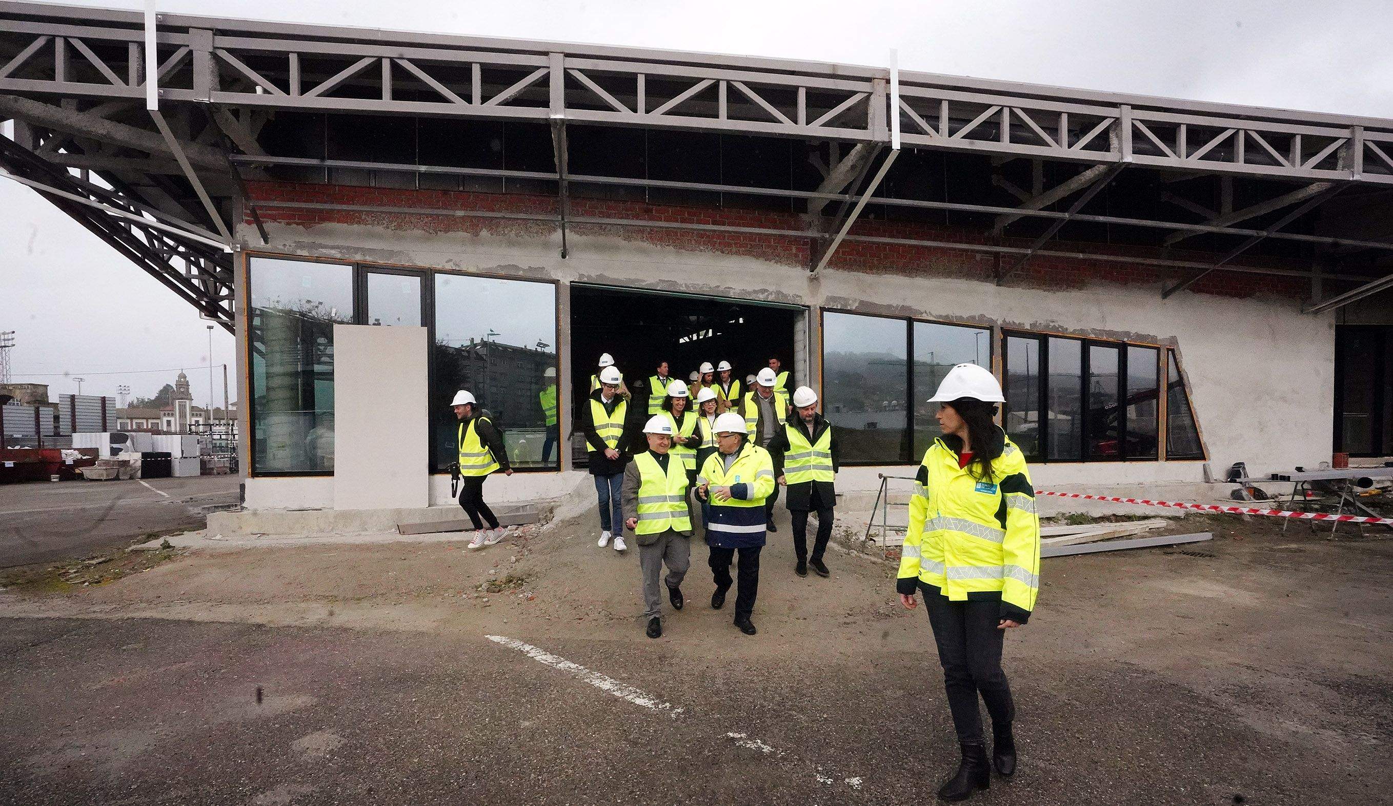 Visita a las obras del Auditorio de Marín Visita a las obras del Auditorio de Marín