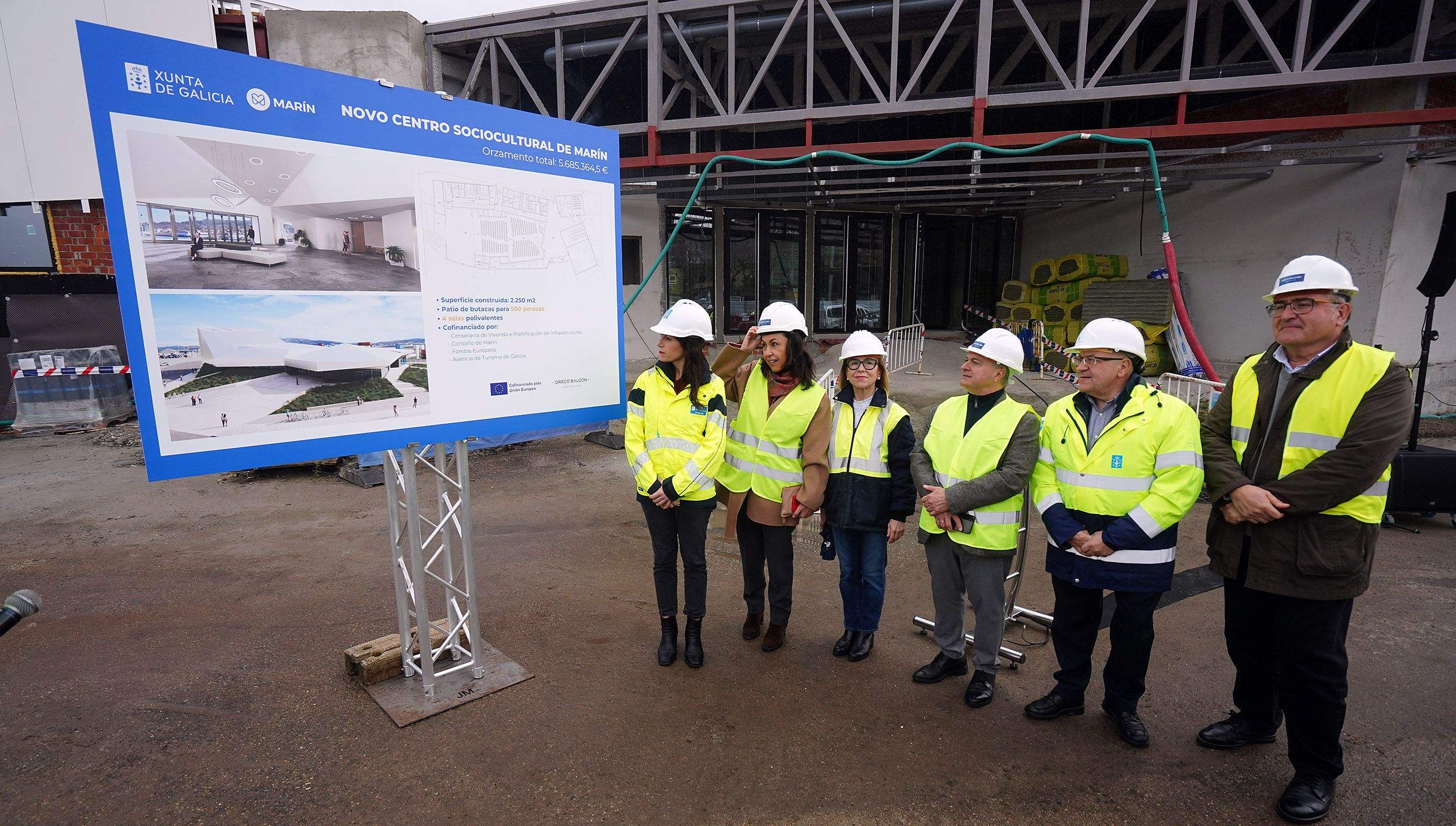 Visita a las obras del Auditorio de Marín Visita a las obras del Auditorio de Marín