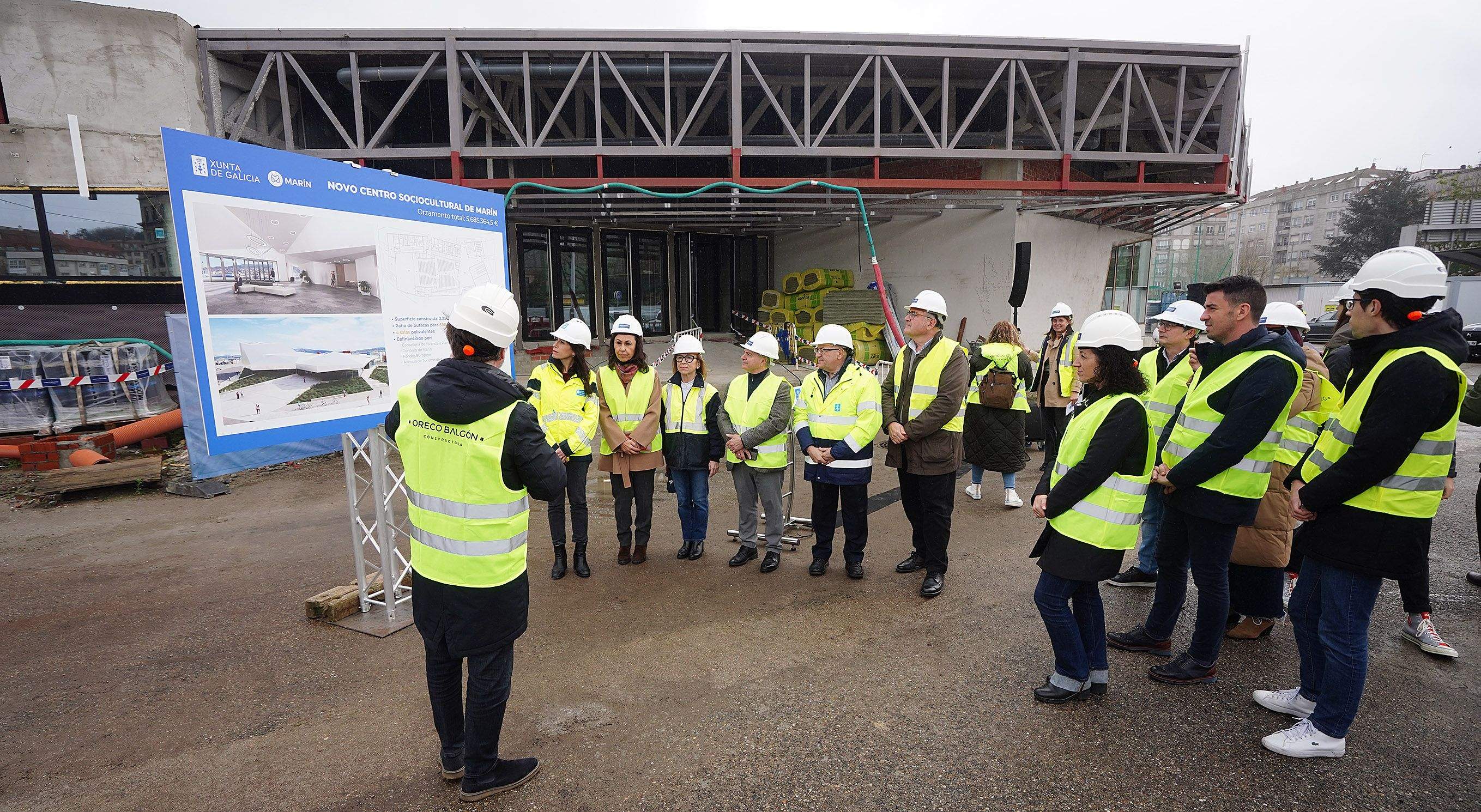 Visita a las obras del Auditorio de Marín Visita a las obras del Auditorio de Marín