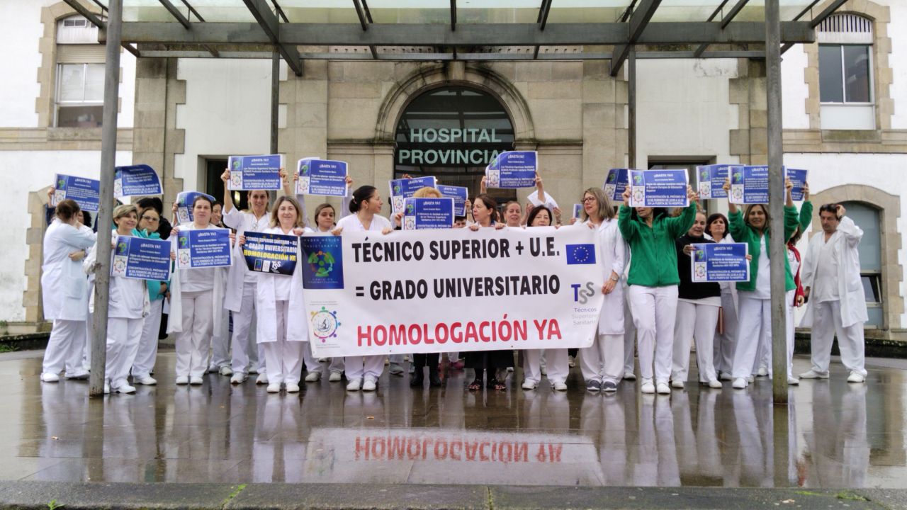 Protesta de TSS en el Hospital Provincial